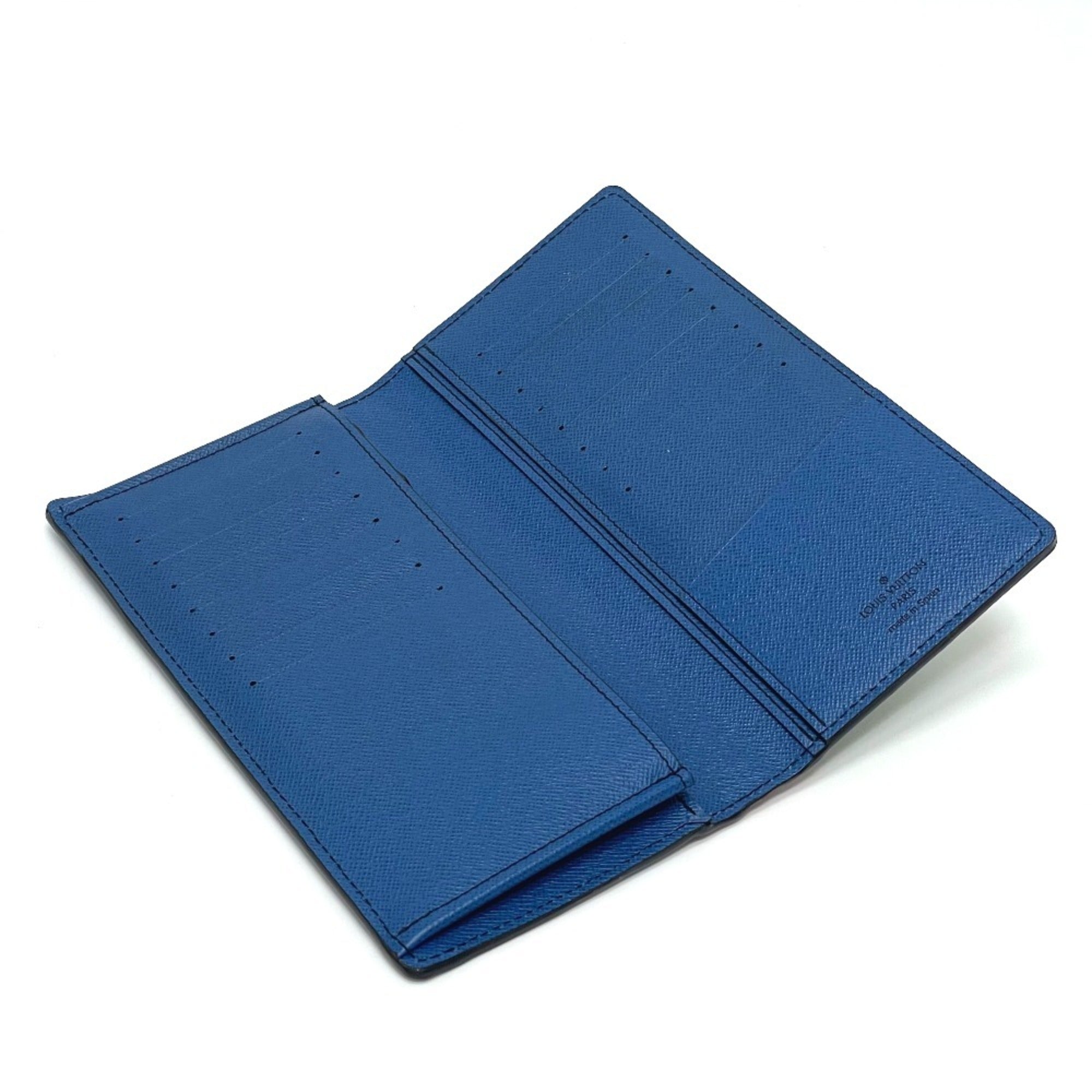 Louis Vuitton Epi Blue Green Red Color Epi Leather Long Wallet