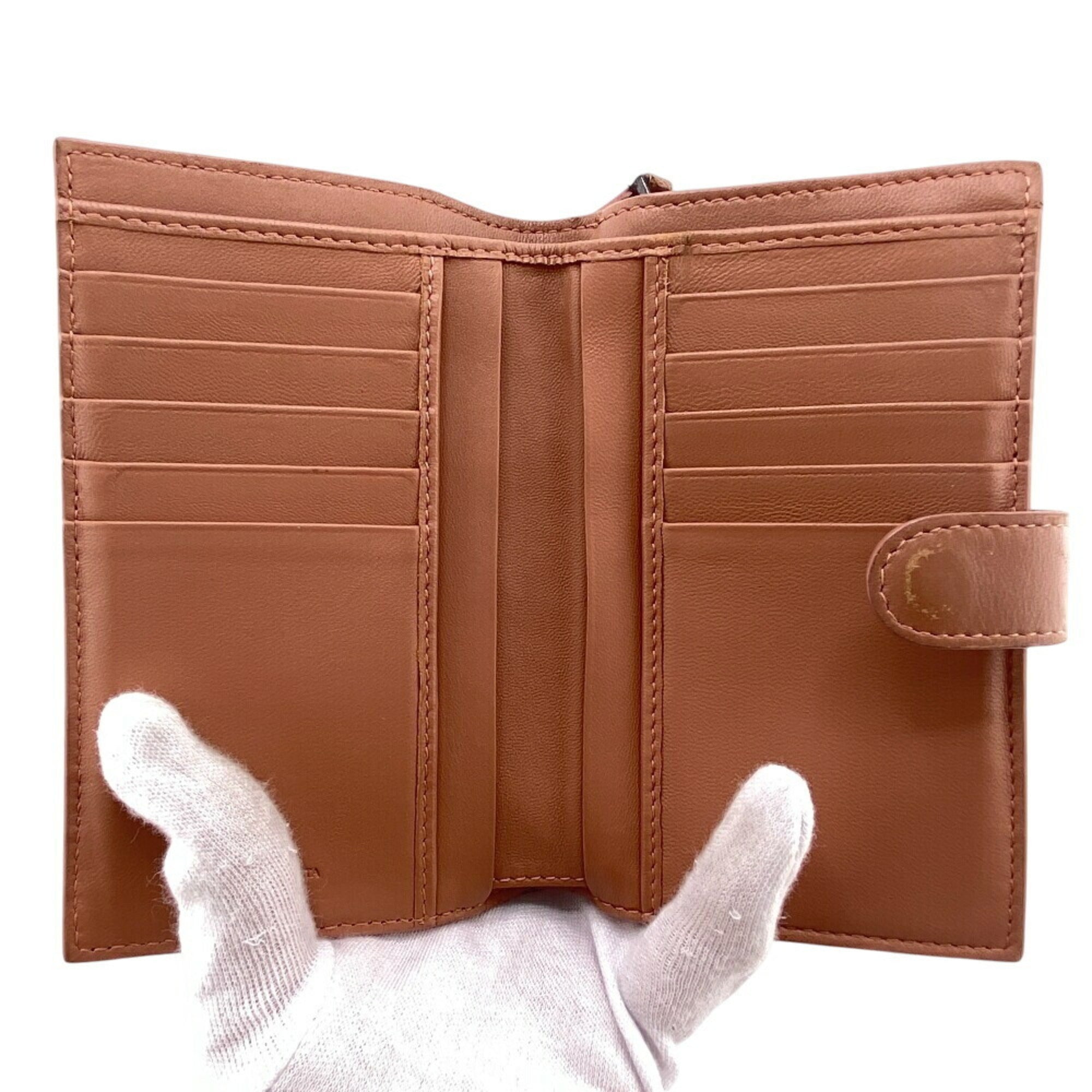 Bottega Veneta Intrecciato Pink Intrecciato Wallet (Bi-Fold)
