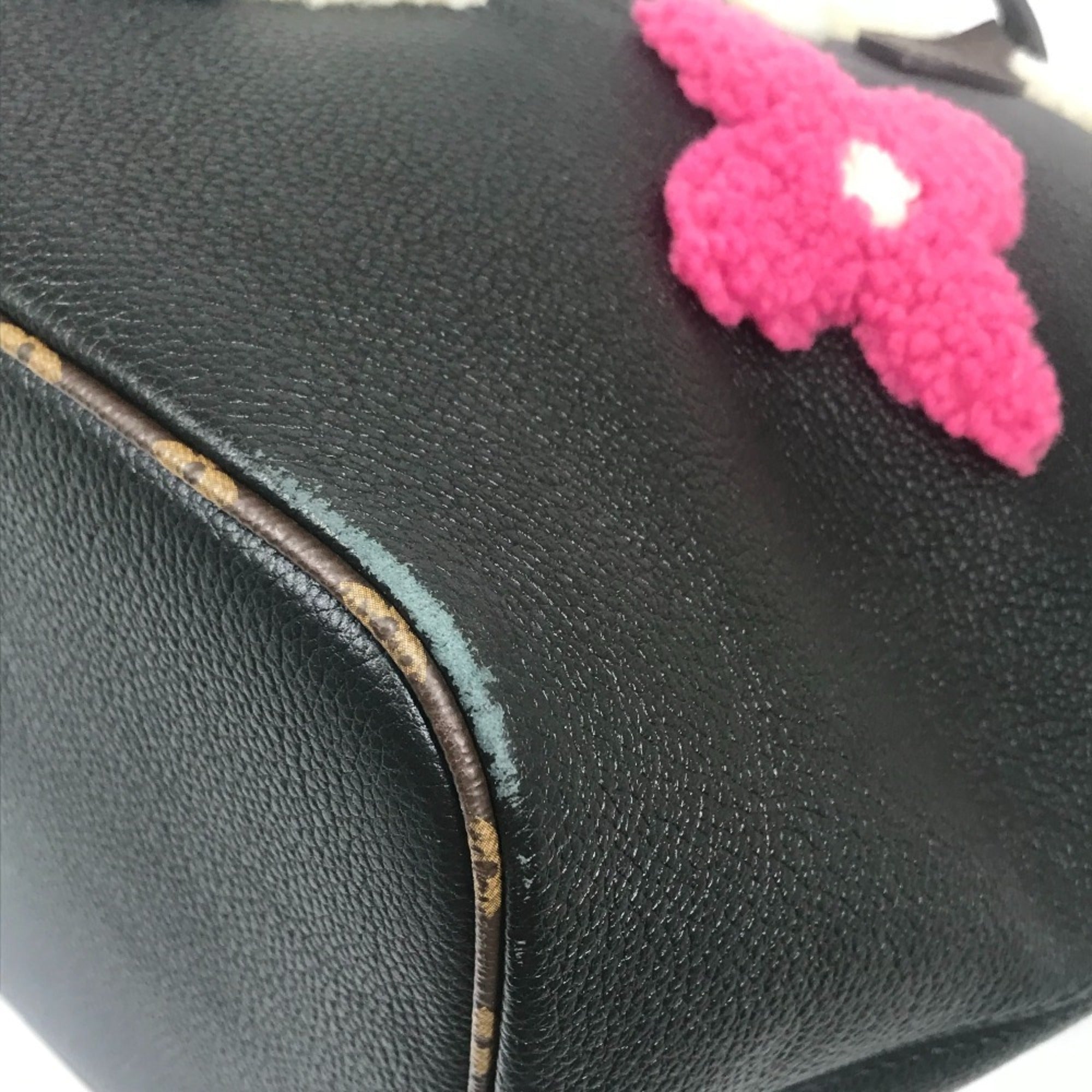 Louis Vuitton Black Monogram Monogram Leather Shoulder Bag Tote Bag