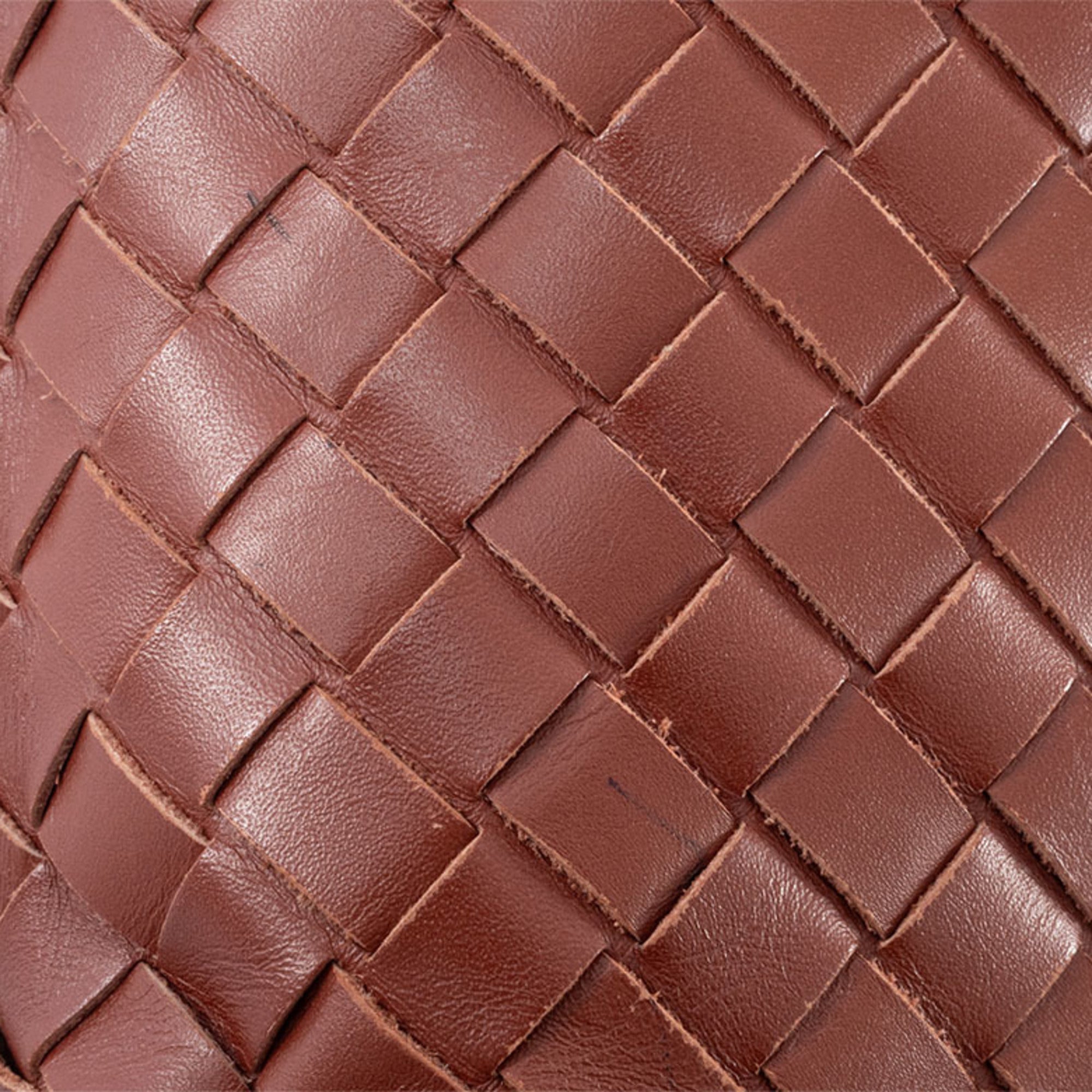 Bottega Veneta Intrecciato Brown Leather Shoulder Bag