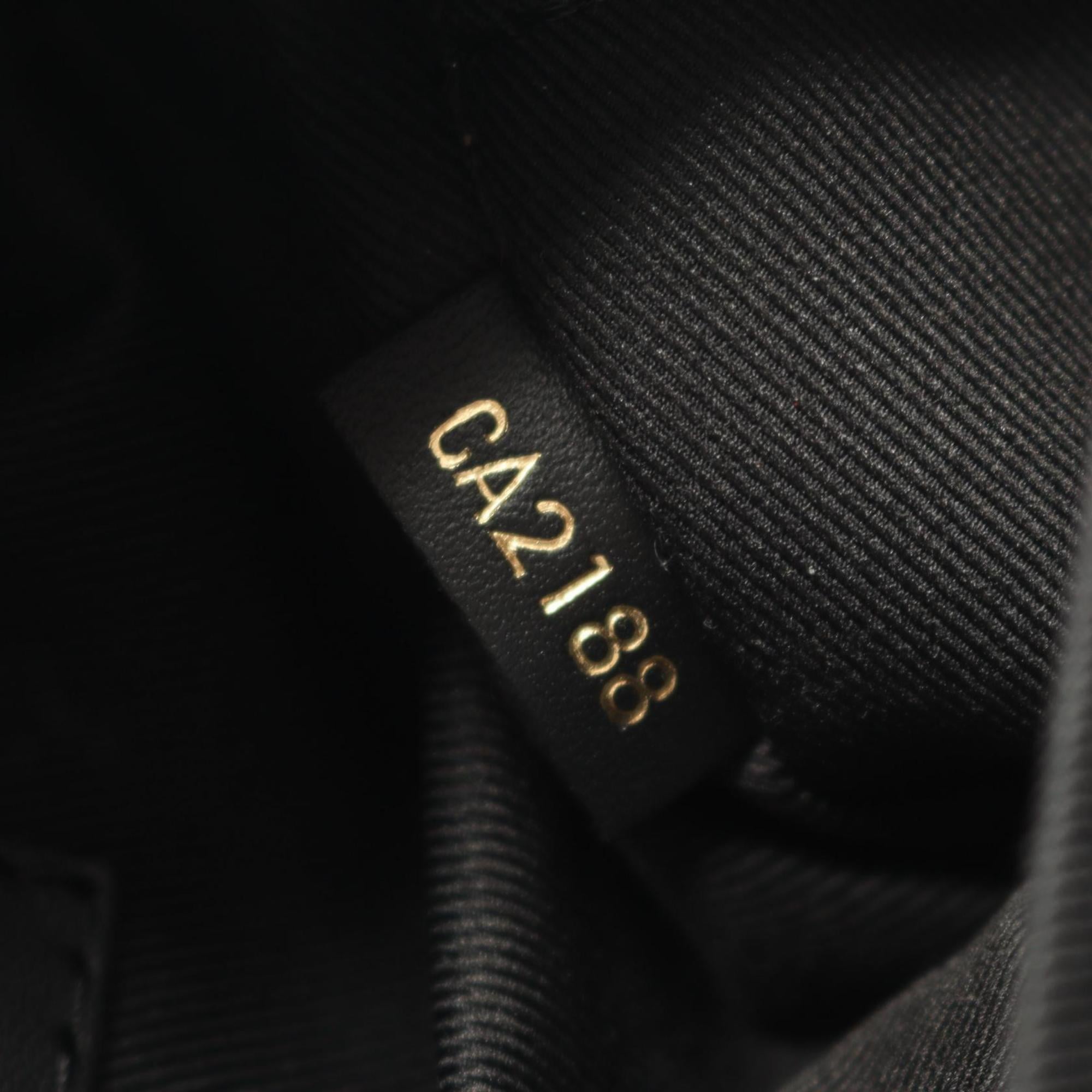 Louis Vuitton Black Brown Noir Coated Canvas Leather Shoulder Bag