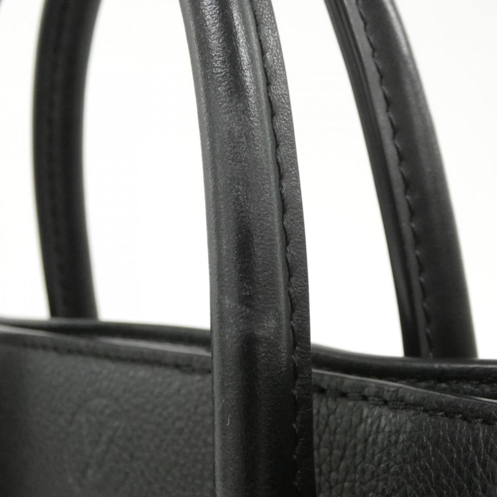 Louis Vuitton Black Coated Canvas Leather Handbag