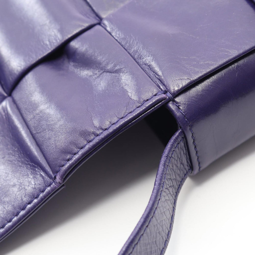Bottega Veneta Purple Leather Shoulder Bag