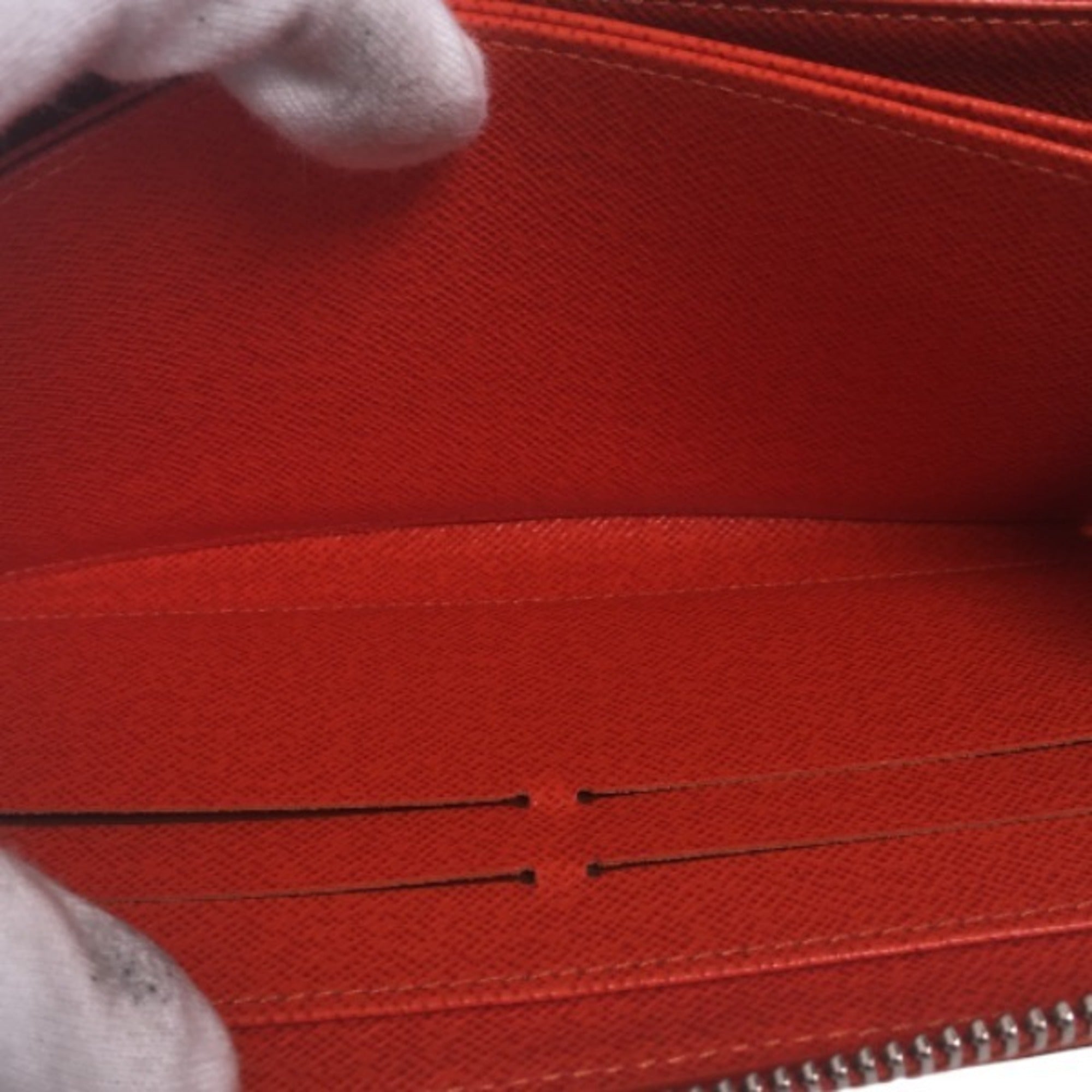 Louis Vuitton Epi Orange Epi Leather Long Wallet