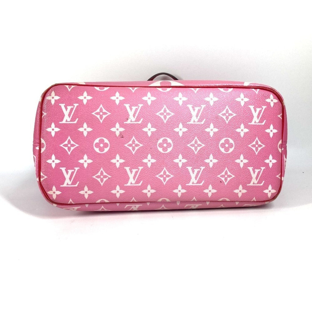 Louis Vuitton Pink Red Color Canvas Shoulder Bag Tote Bag