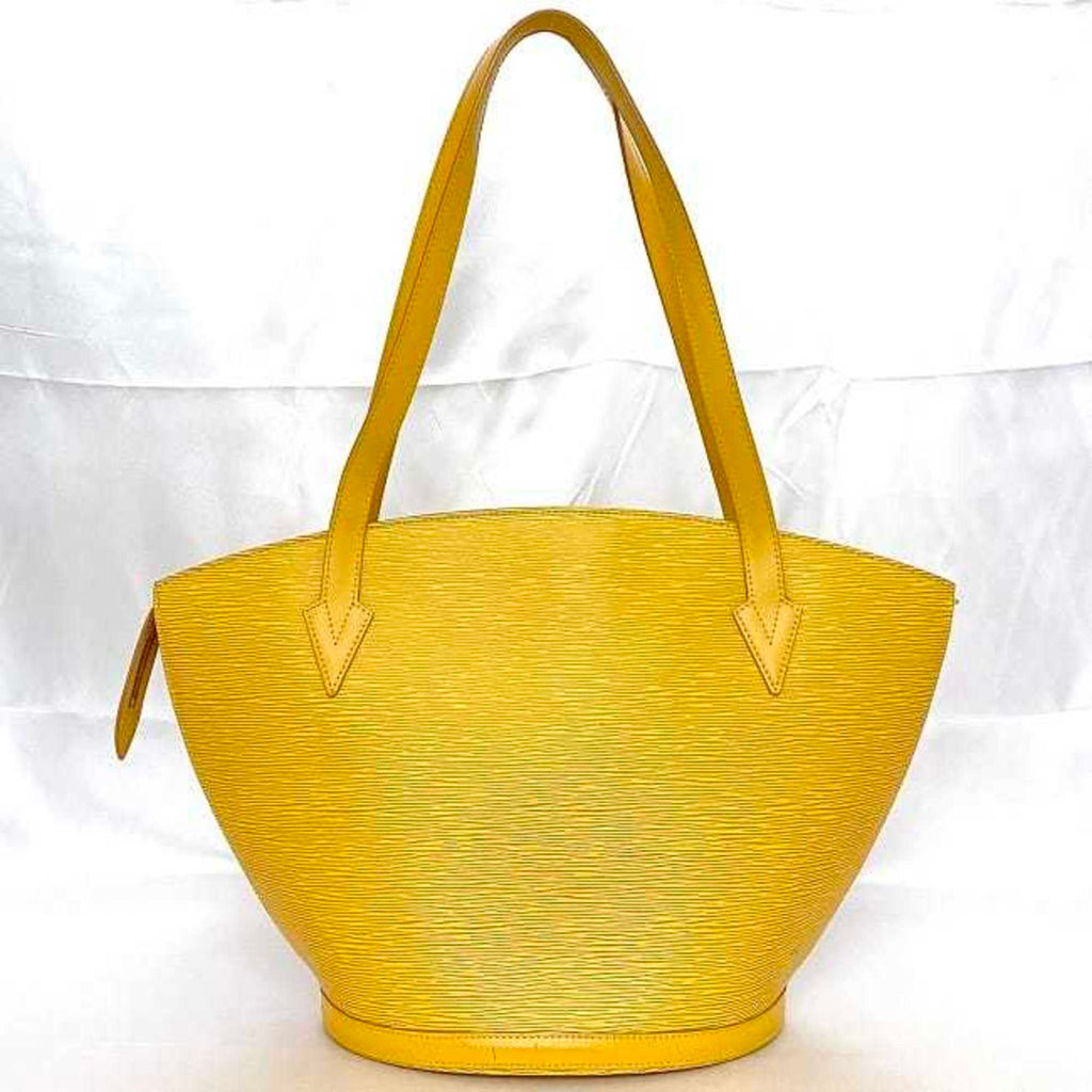 Louis Vuitton Epi Yellow Epi Leather Handbag Tote Bag