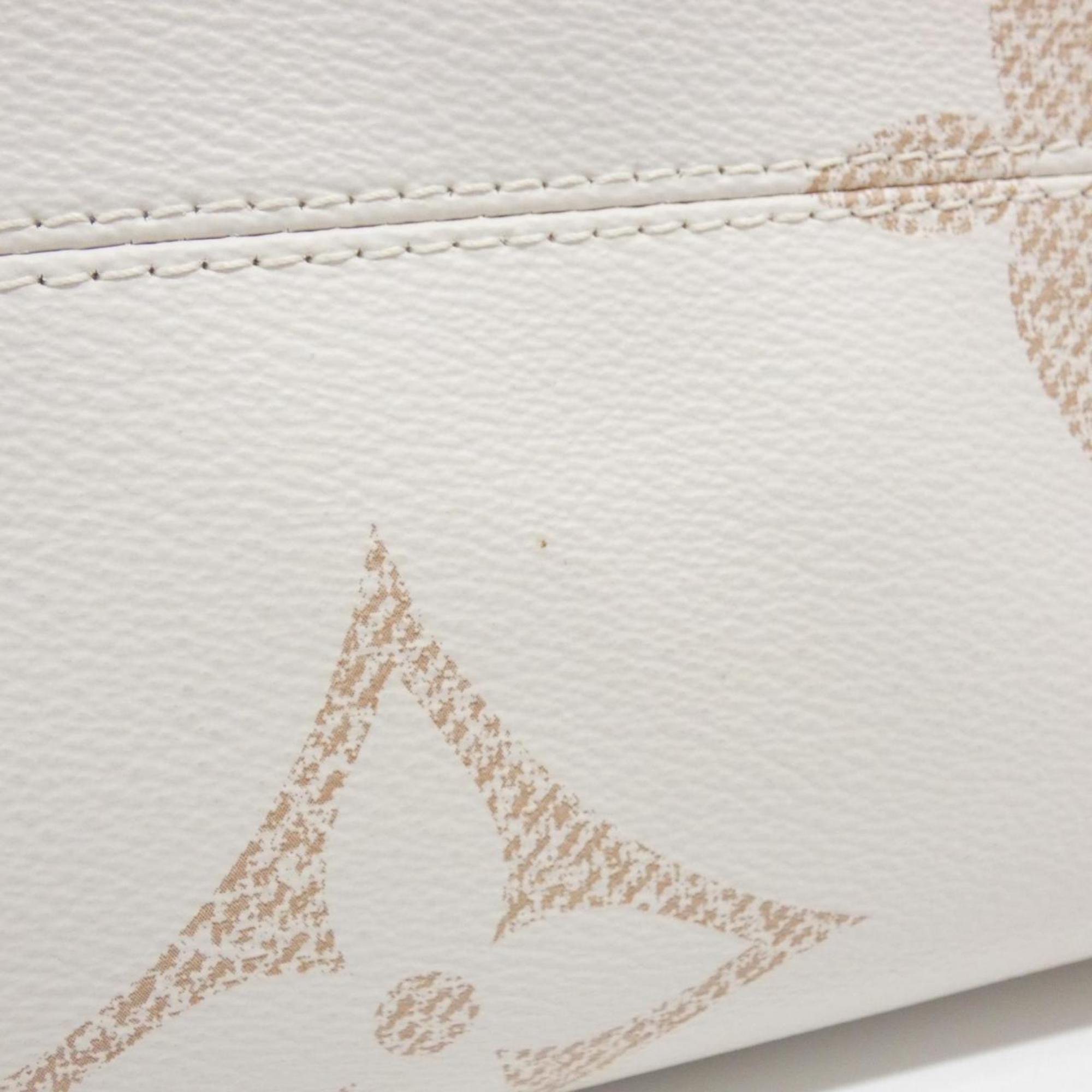 Louis Vuitton Beige Dune Coated Canvas Handbag