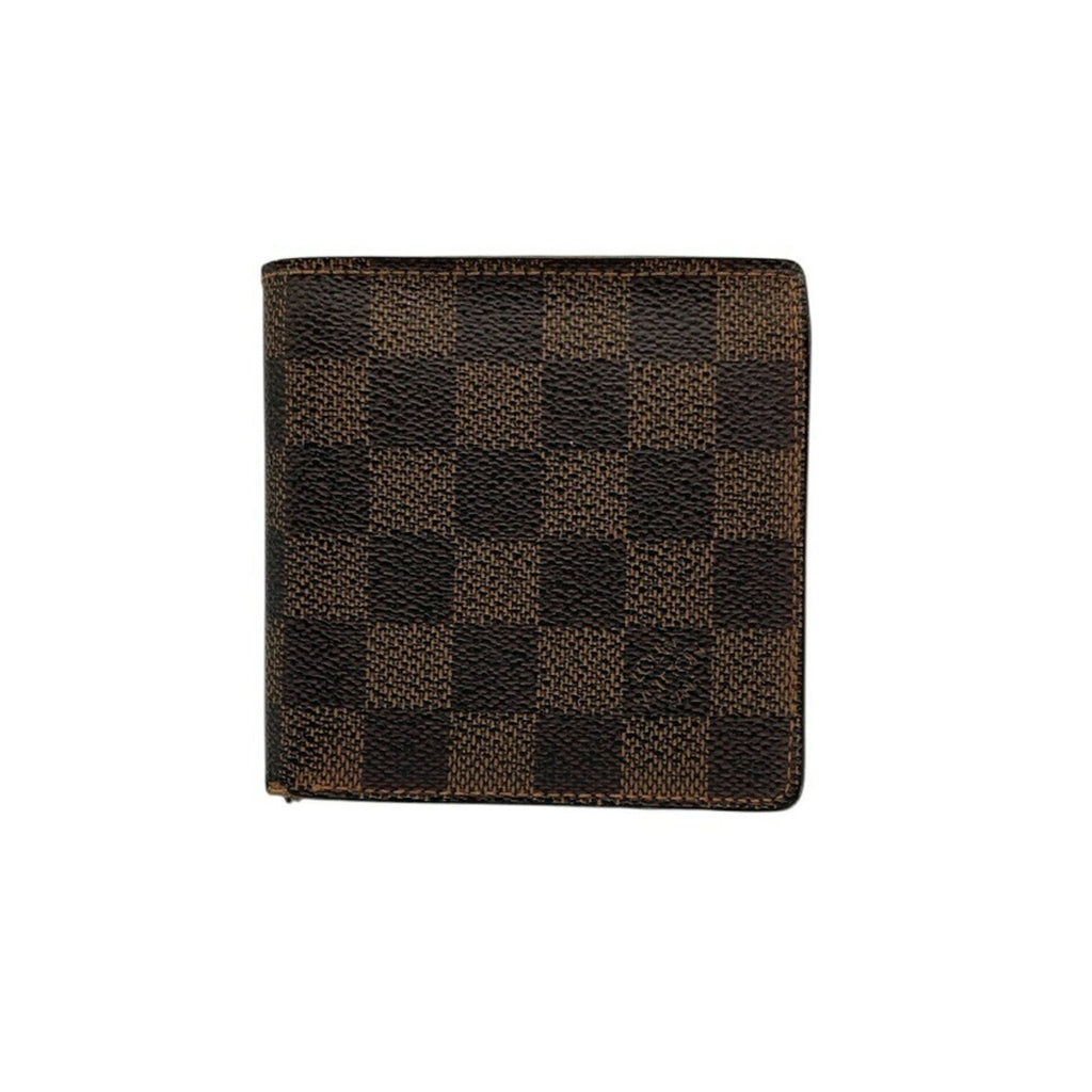 Louis Vuitton Brown Pvc Leather Wallet