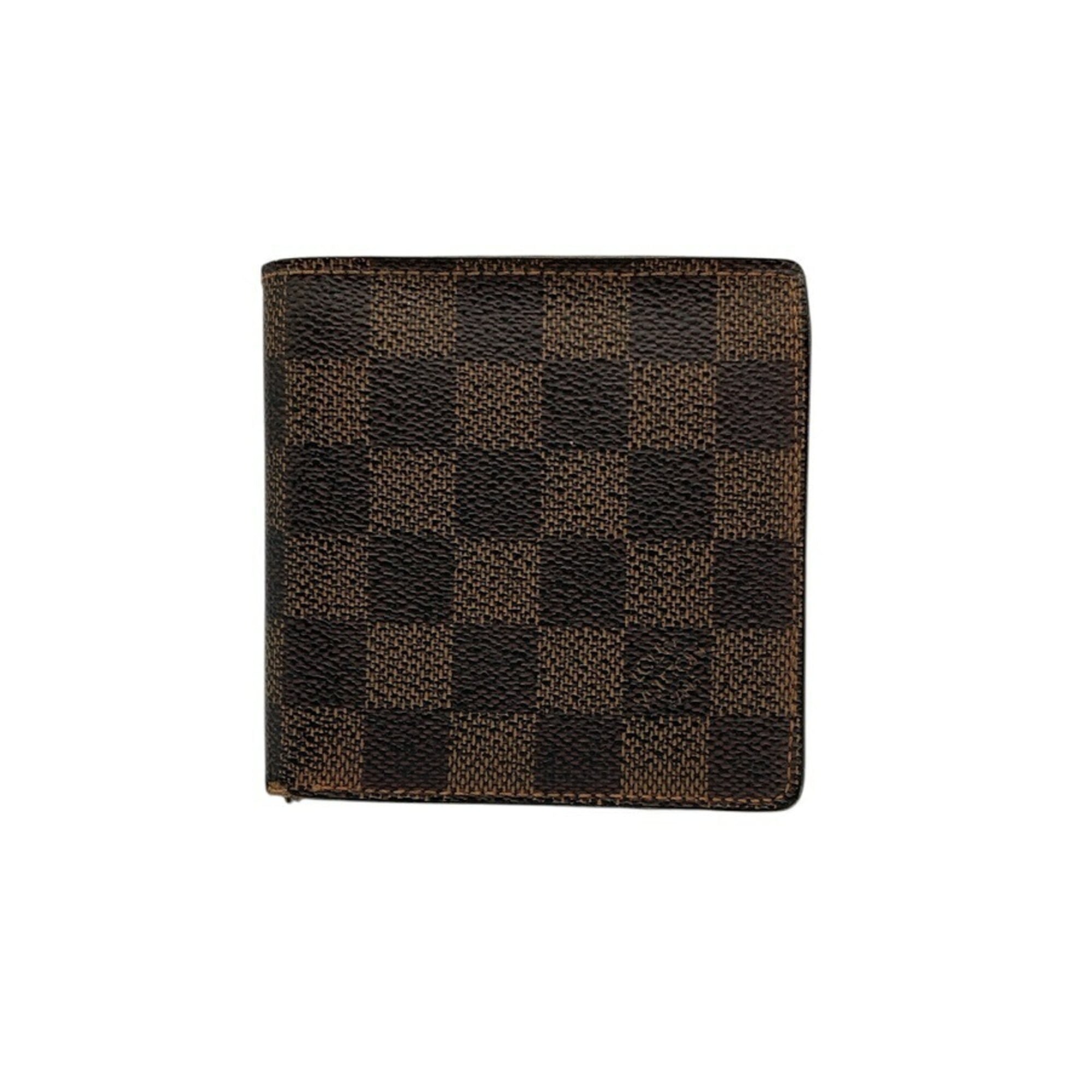 Louis Vuitton Brown Pvc Leather Wallet