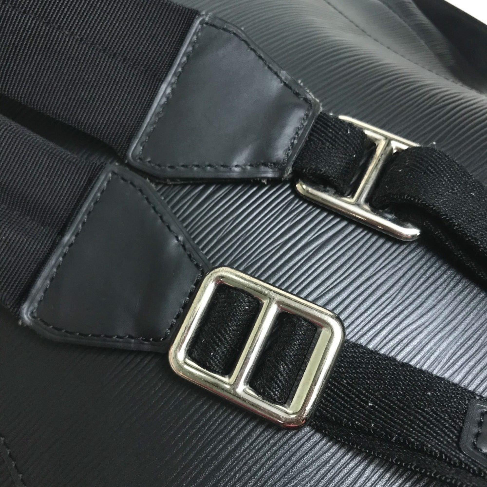 Louis Vuitton Black Epi Leather Backpack