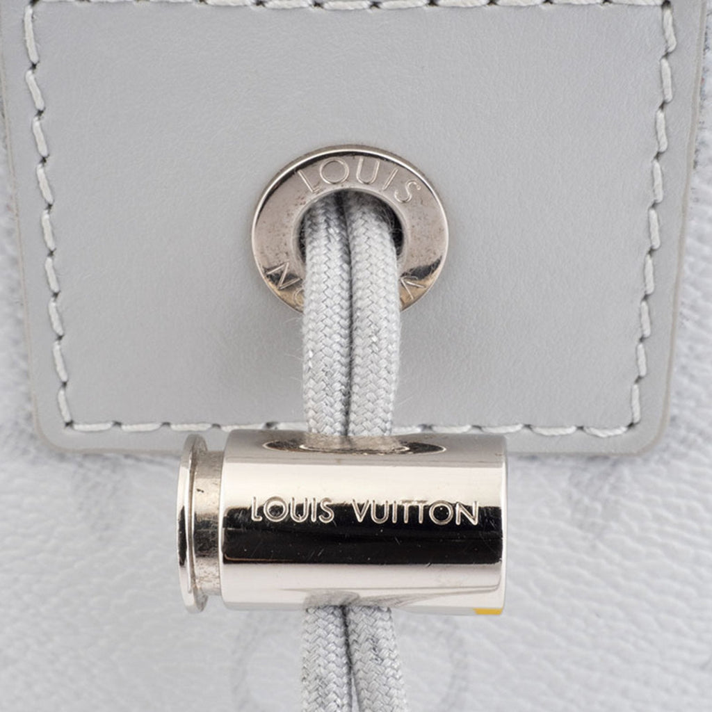 Louis Vuitton Monogram Light Gray White Monogram Shoulder Bag