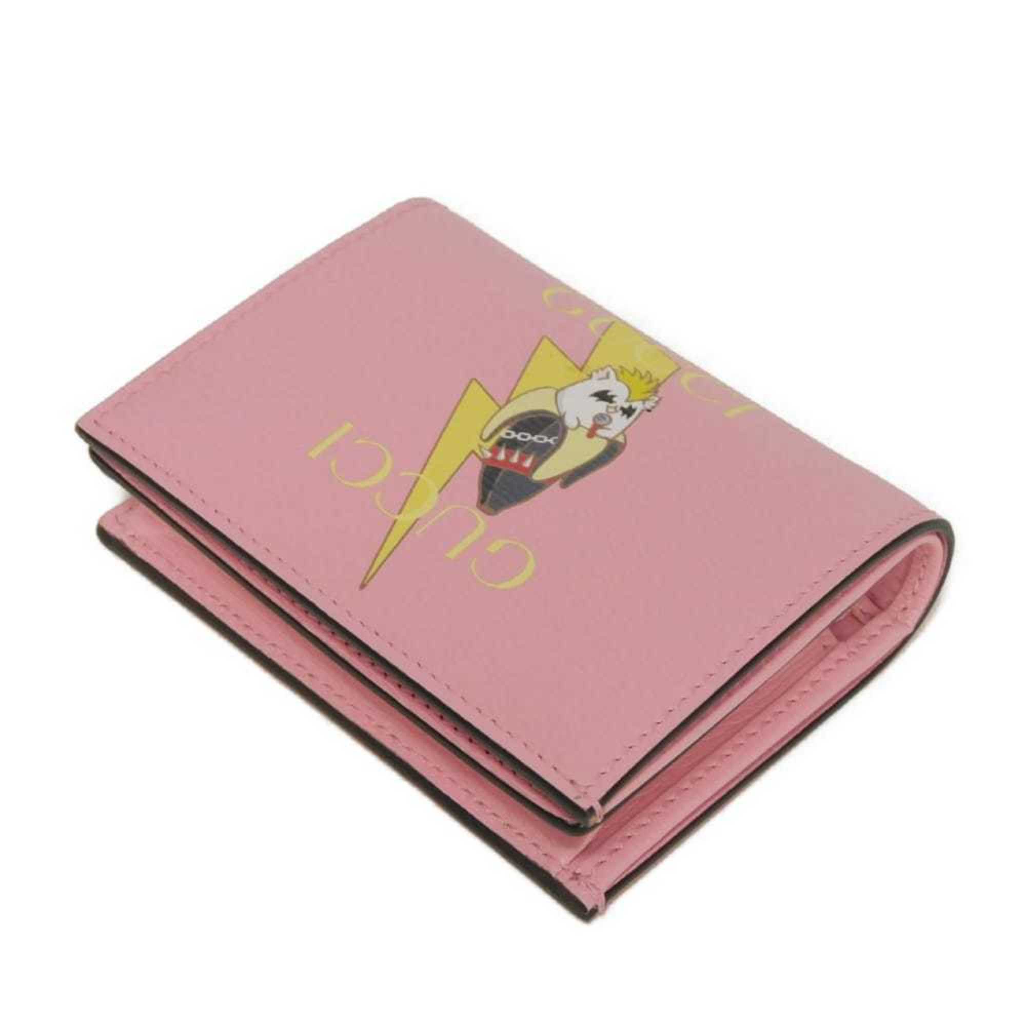 Gucci Light Pink Pink Leather Wallet (Bi-Fold) (Pre-Owned)