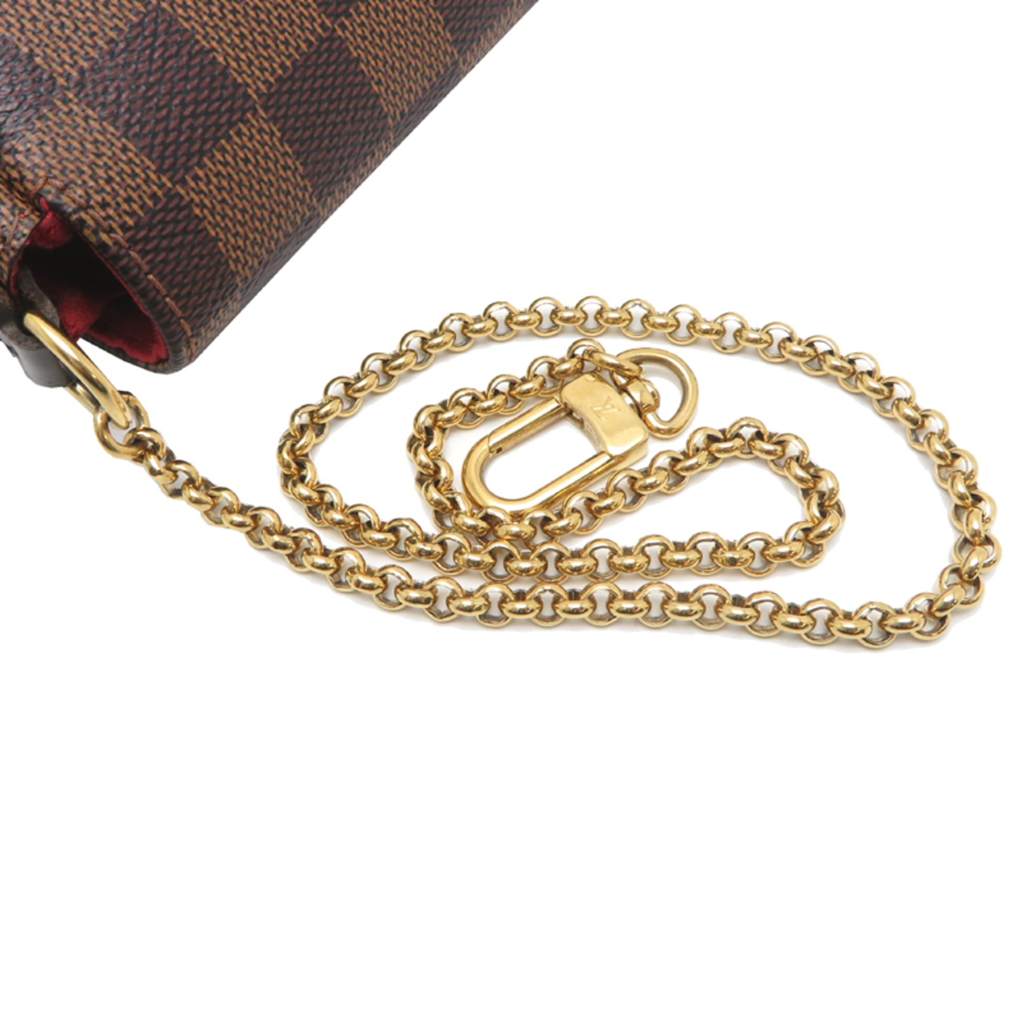 Louis Vuitton Brown Damier Canvas Handbag