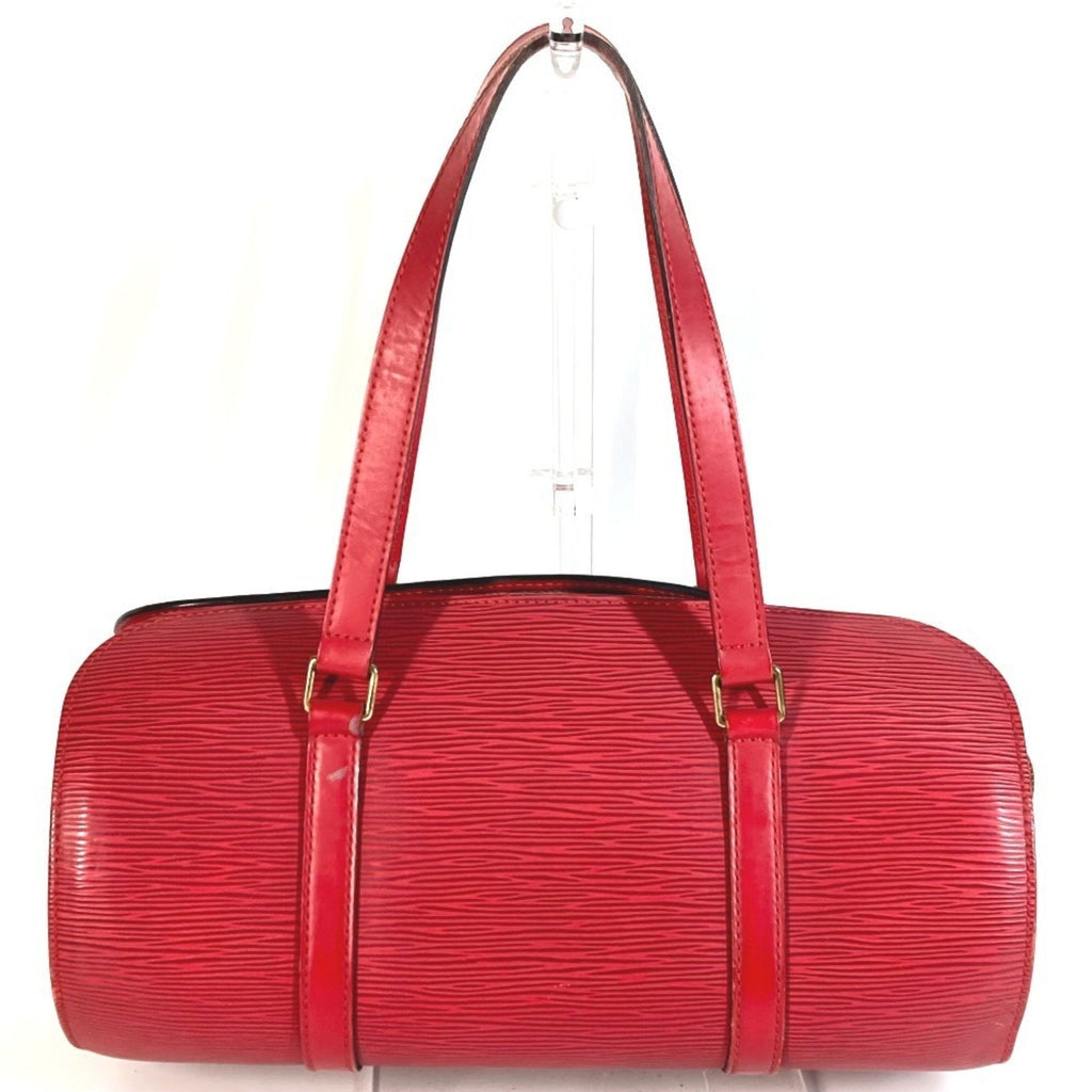 Louis Vuitton Castilian Red Red Color Epi Leather Handbag Shoulder Bag
