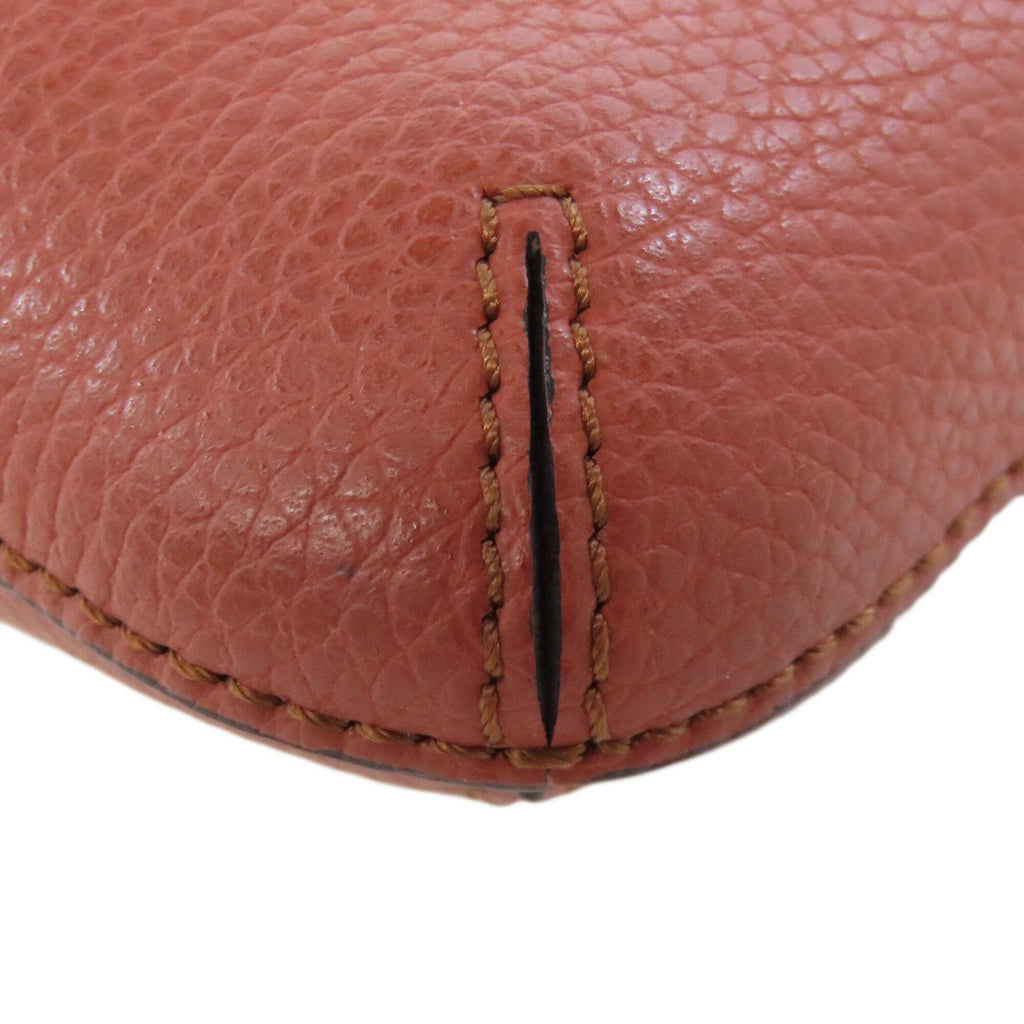 Chloé Brown Red Brown Leather Shoulder Bag (Pre-Owned)