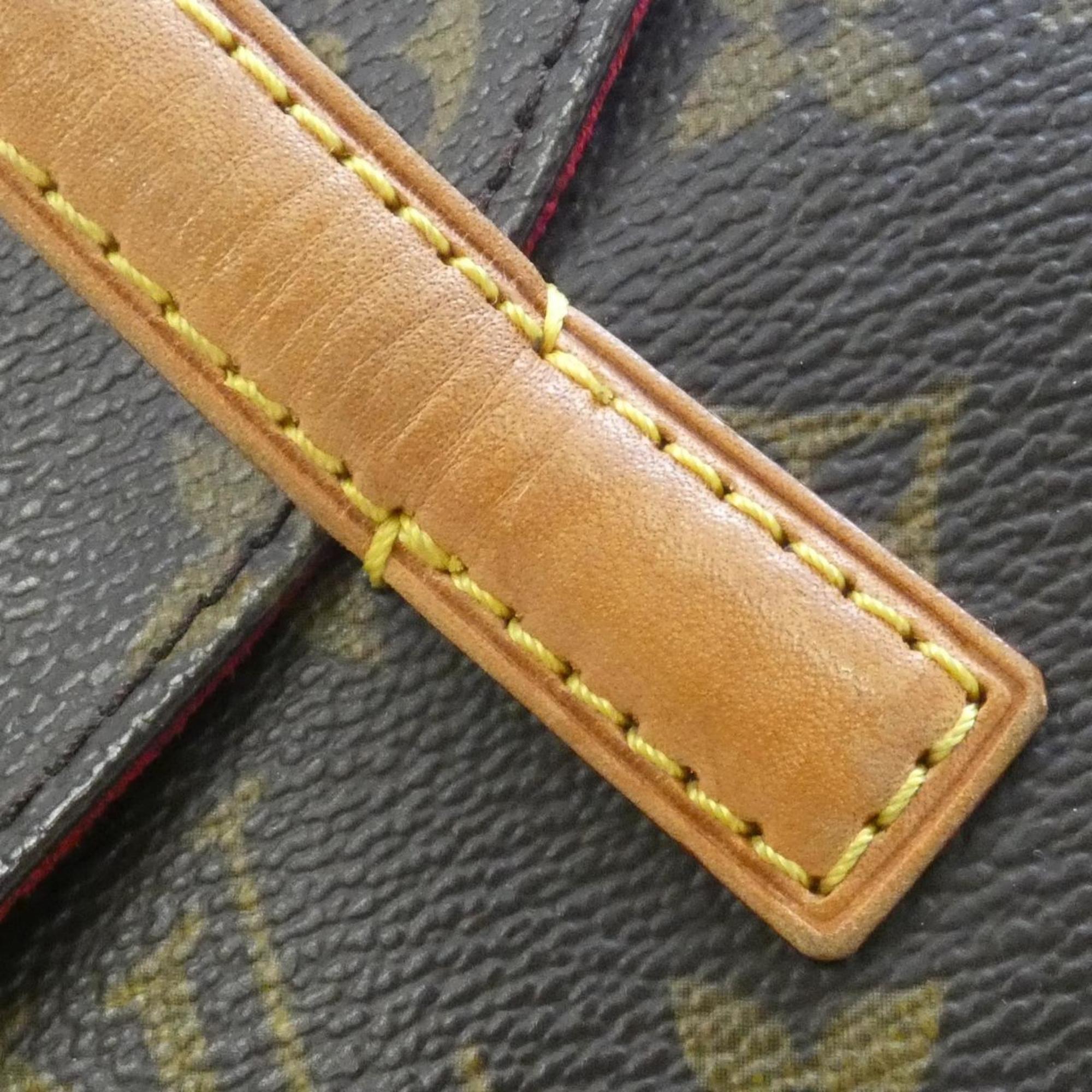 Louis Vuitton Brown Coated Canvas Handbag