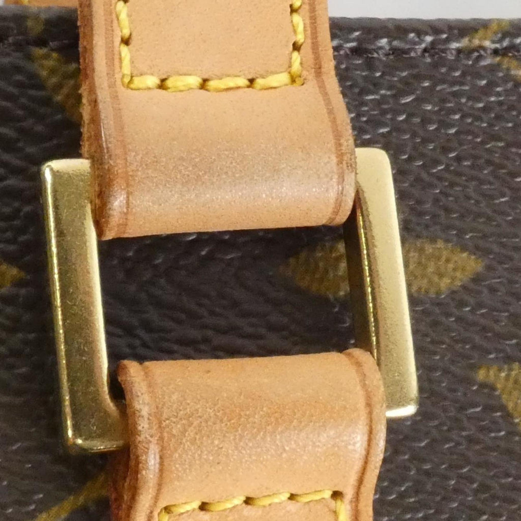 Louis Vuitton Marron Coated Canvas Handbag