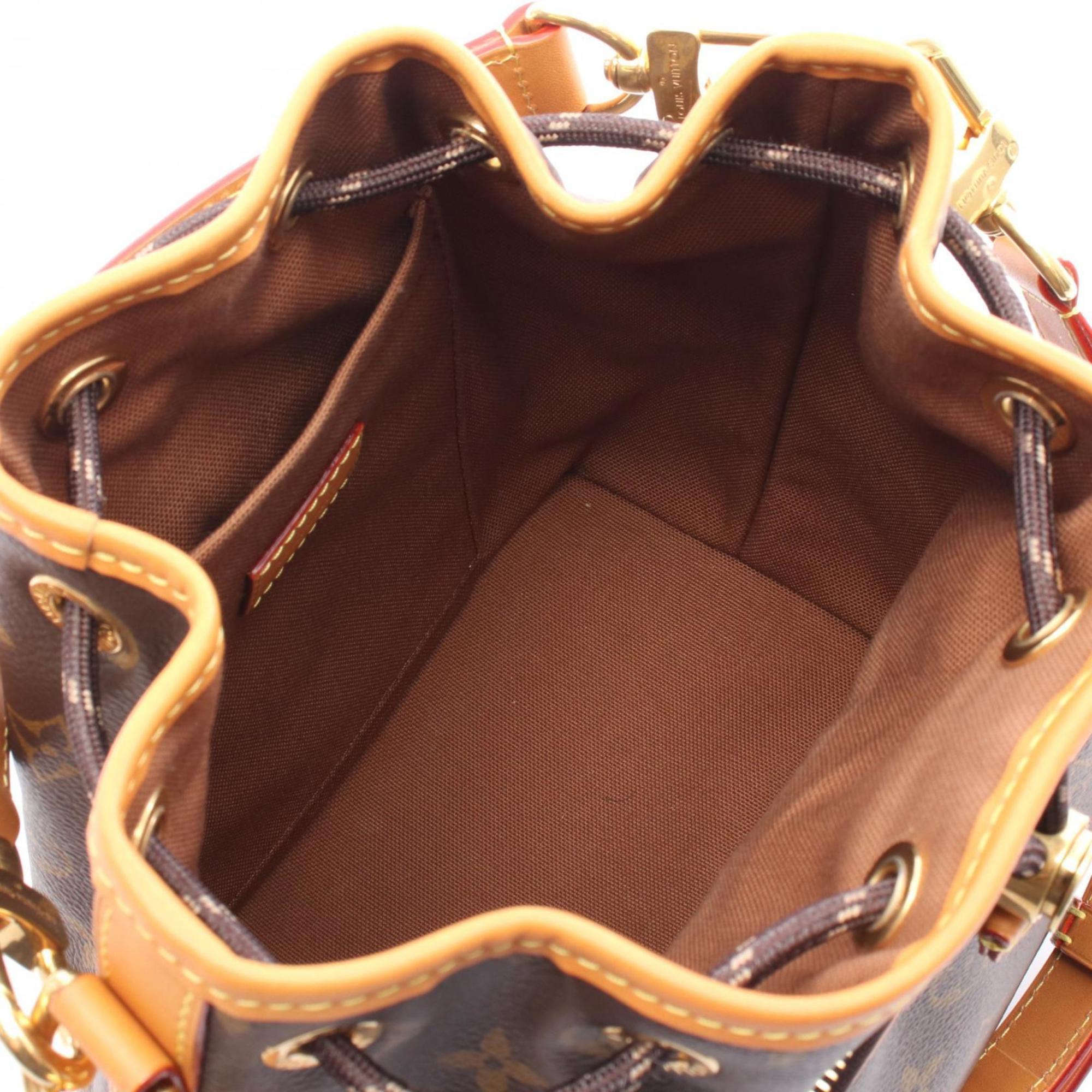 Louis Vuitton Brown Coated Canvas Leather Handbag