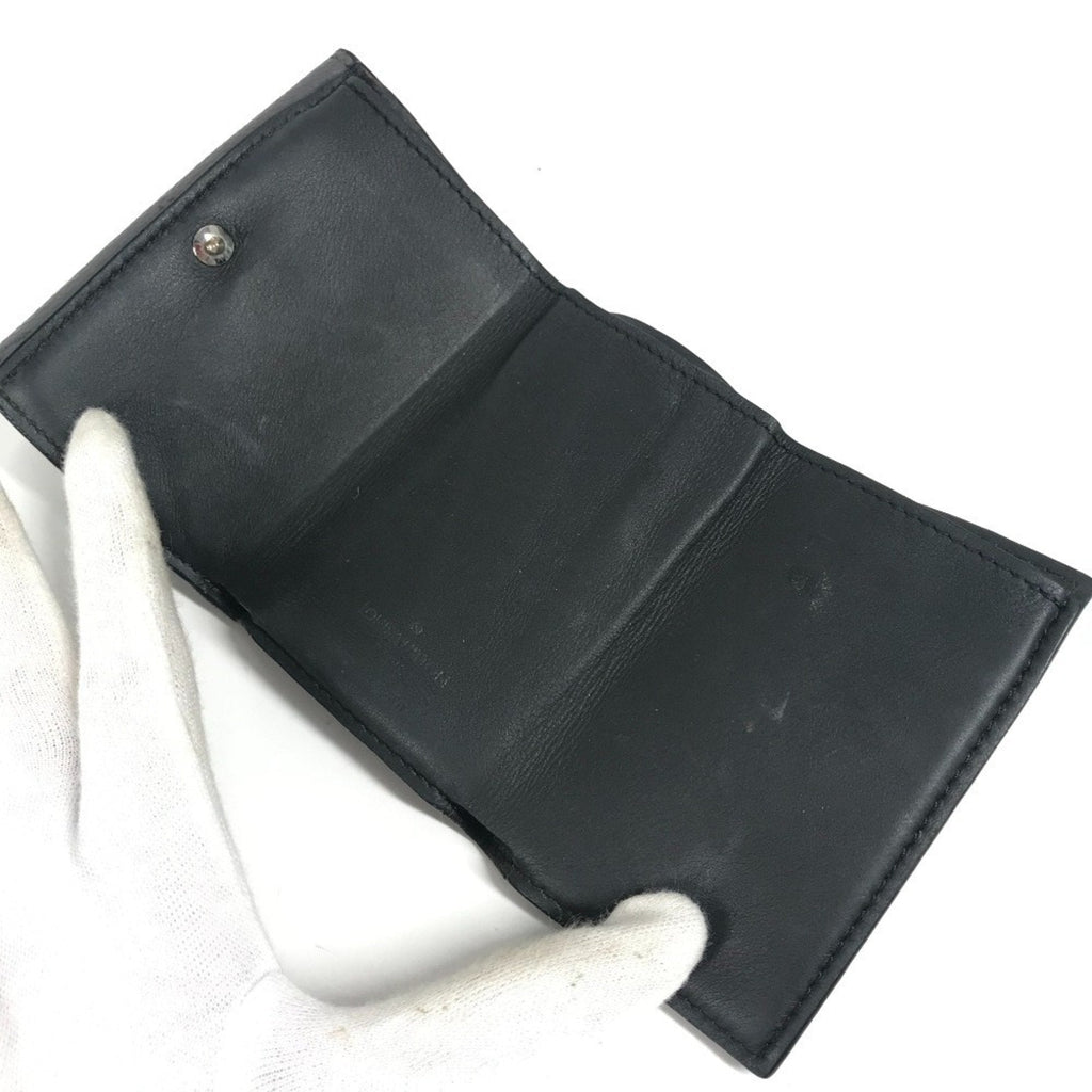 Louis Vuitton Black Gray Monogram Eclipse Canvas Wallet (Tri-Fold)