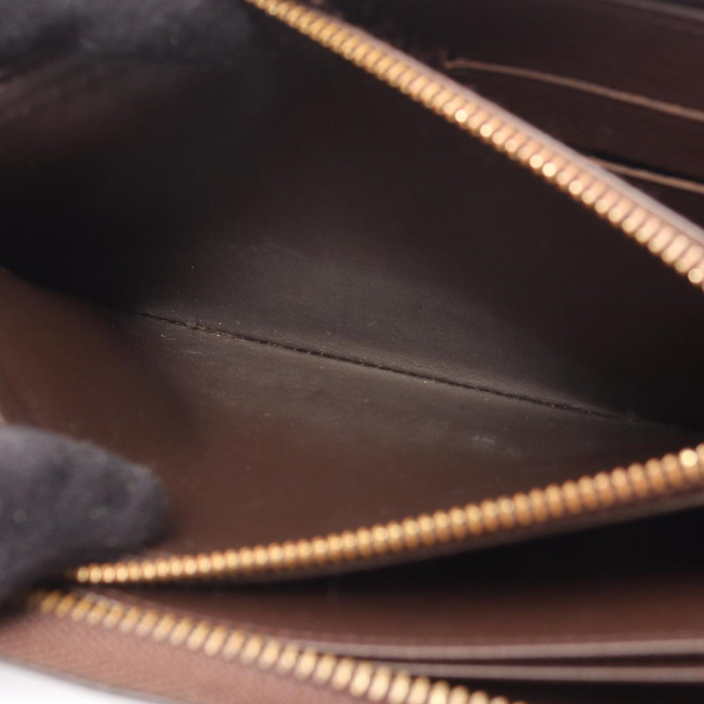 Louis Vuitton Brown Ebene Damier Canvas Pvc Long Wallet