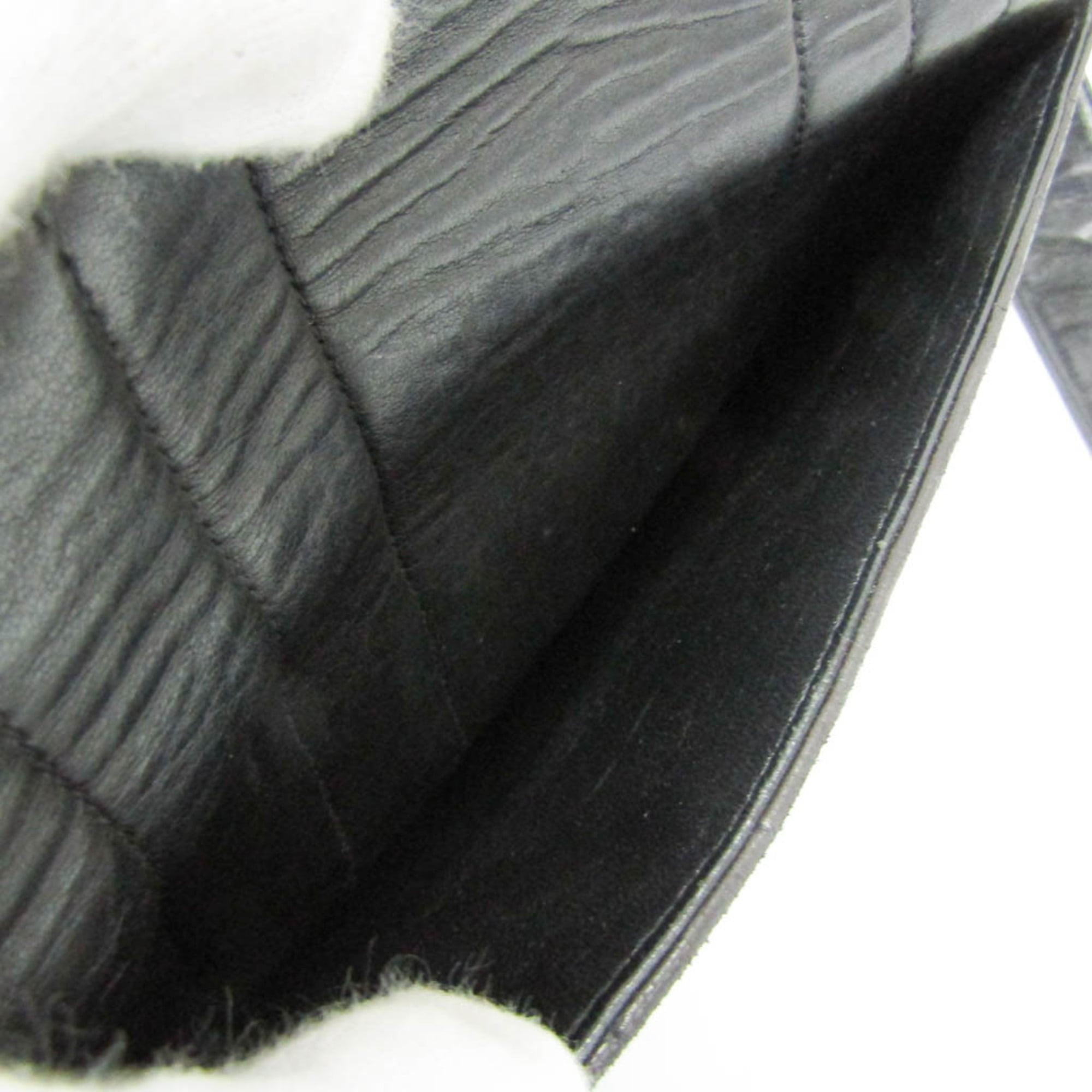 Chanel Mademoiselle Black Leather Shoulder Bag