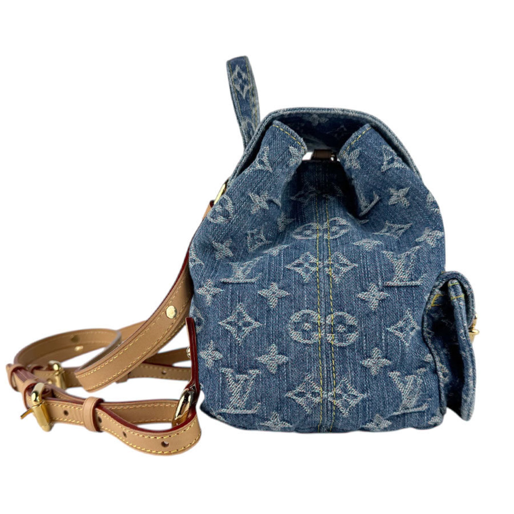Louis Vuitton Blue Monogram Denim Backpack