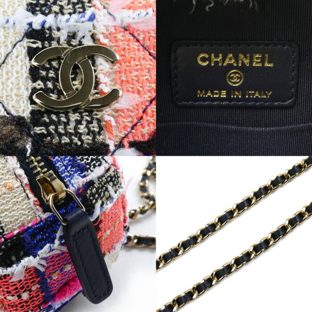 Chanel Multi-Color Tweed Shoulder Bag