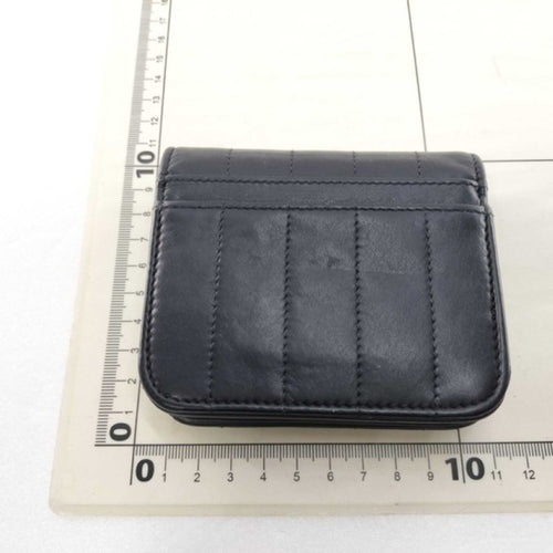 Balenciaga Black Leather Wallet (Bi-Fold)