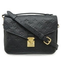 Louis Vuitton Black Noir Monogram Empreinte Handbag Pochette
