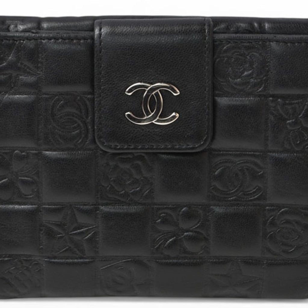 Chanel Black Leather Wallet (Bi-Fold)