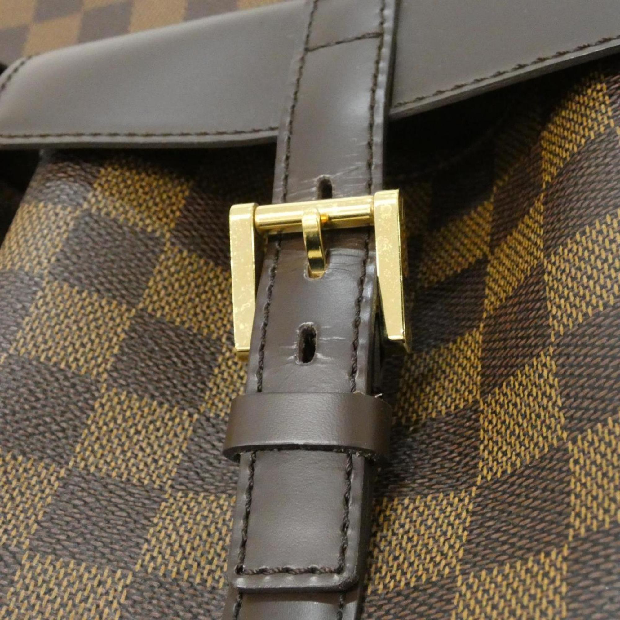 Louis Vuitton Damier Ebene Coated Canvas Handbag