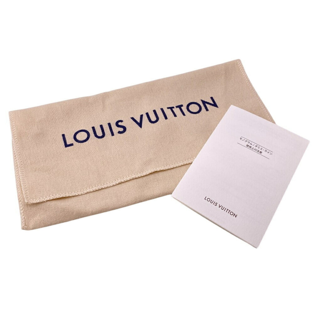 Louis Vuitton Taurillon Blue Gray Leather Wallet