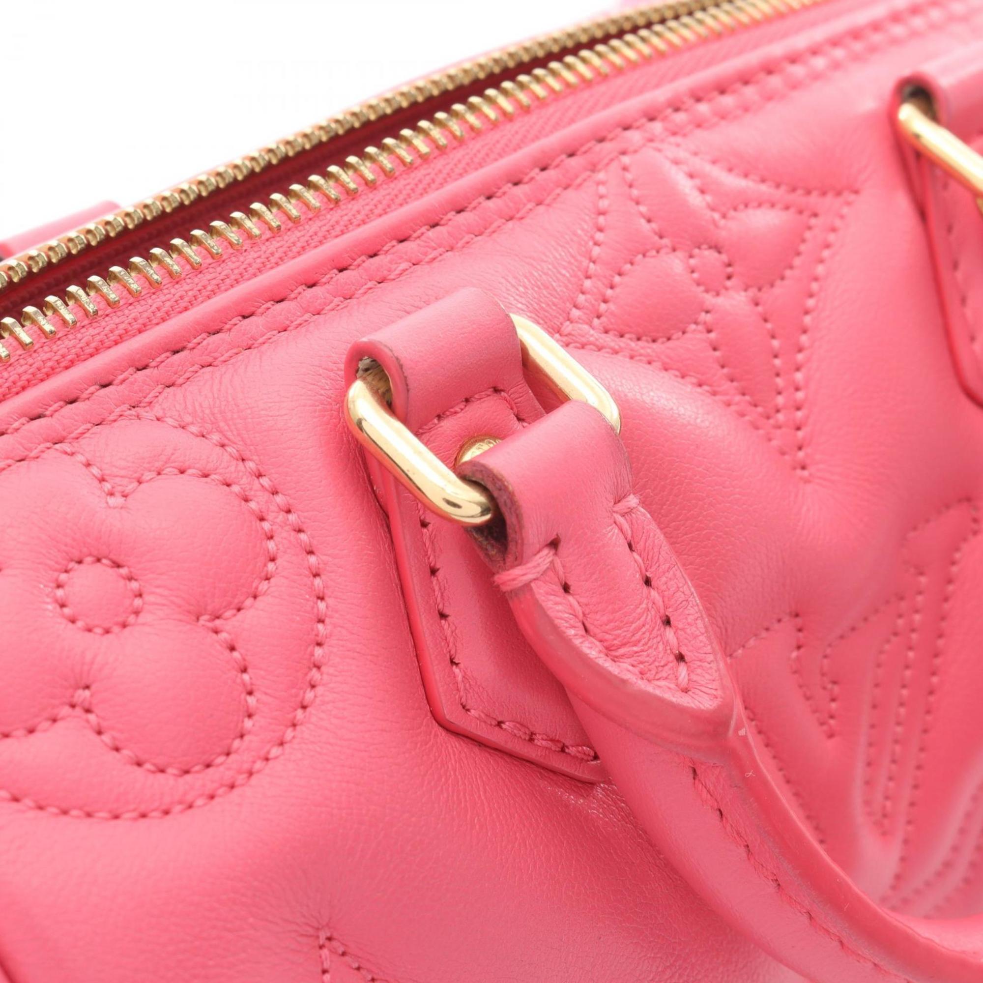 Louis Vuitton Pink Leather Handbag