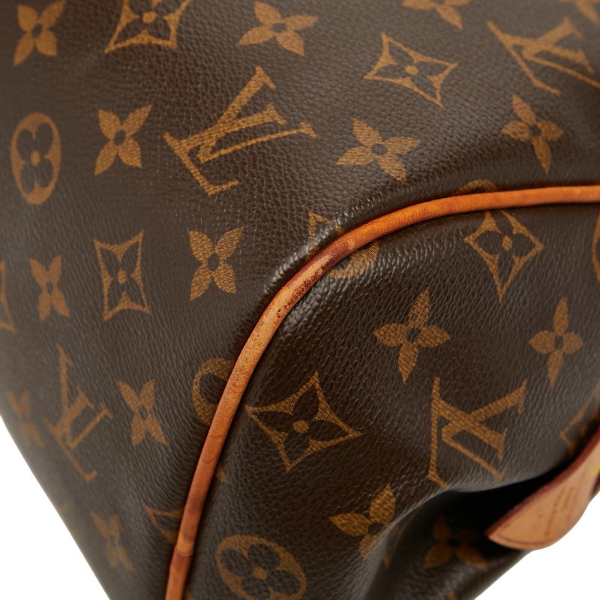 Louis Vuitton Brown Monogram Pvc Leather Handbag