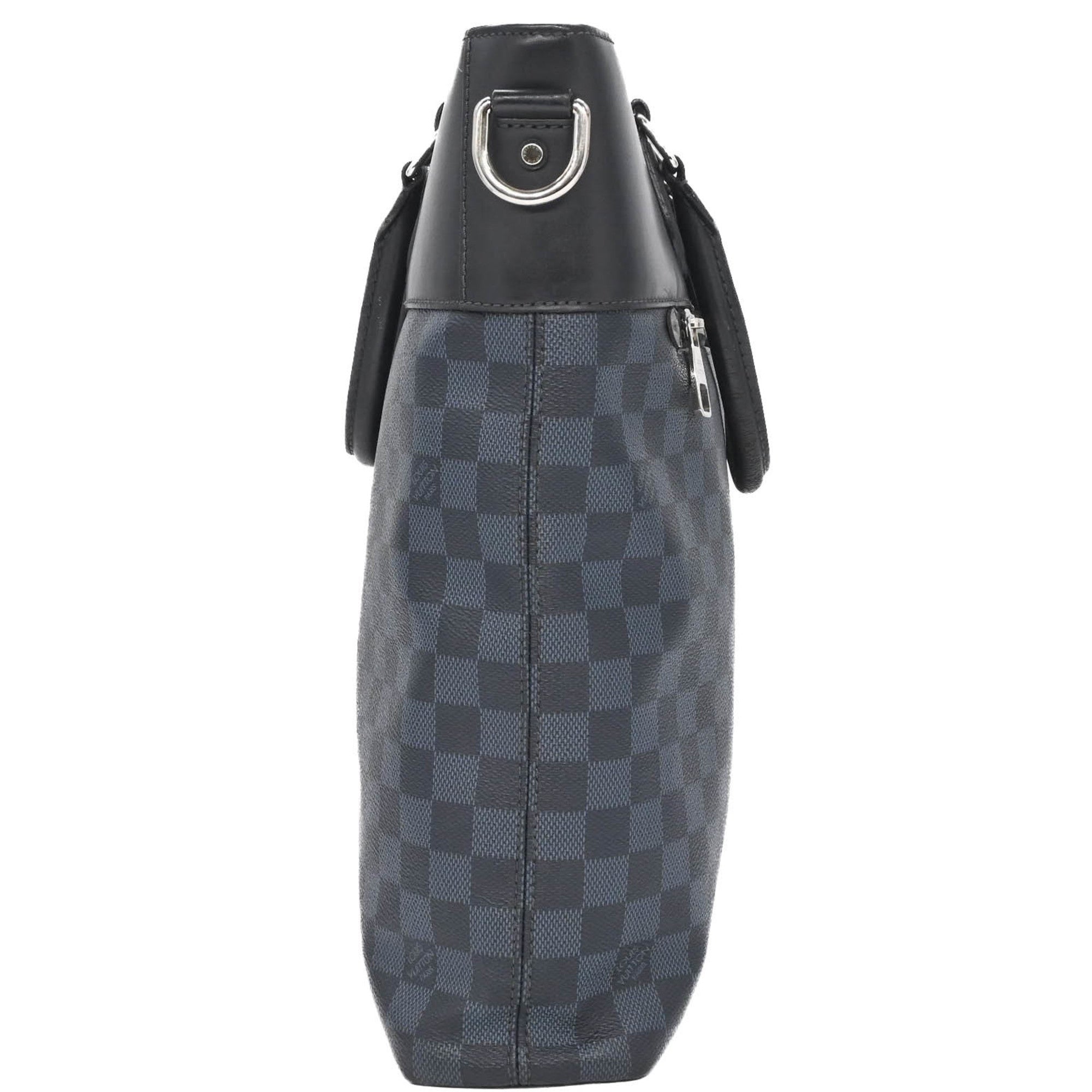 Louis Vuitton Black Cobalt Shoulder Bag Tote Bag