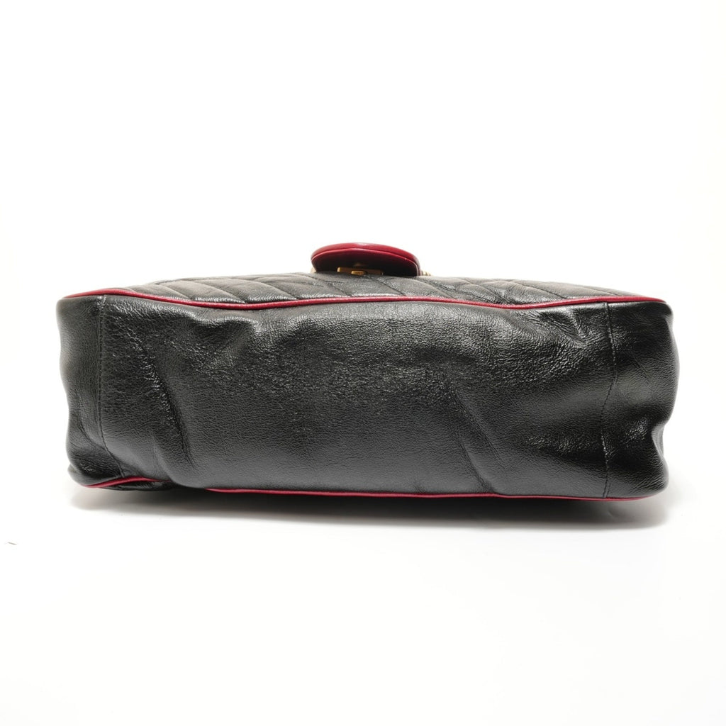 Gucci Gg Marmont Black Handbag (Pre-Owned)