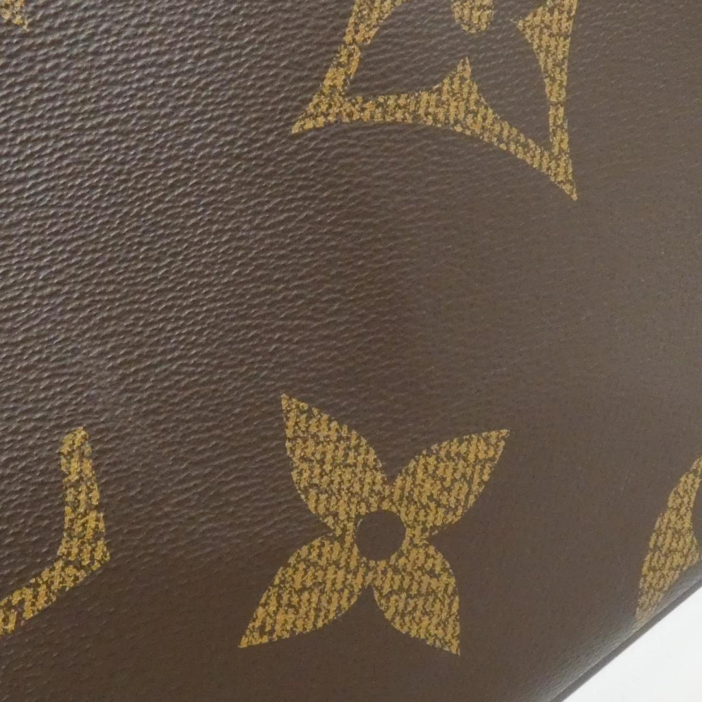 Louis Vuitton Marron Coated Canvas Handbag