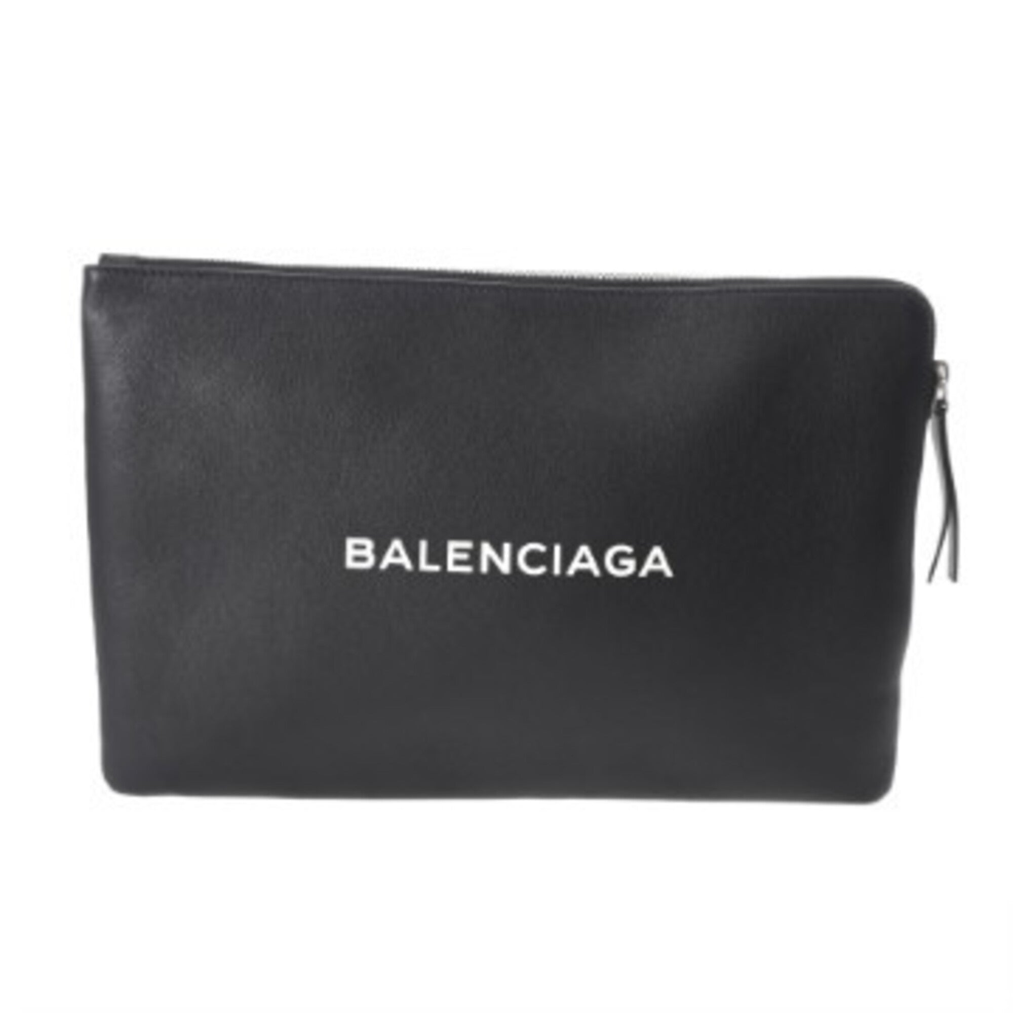 Balenciaga Black Leather Pouch