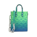 Louis Vuitton Blue Leather Shoulder Bag