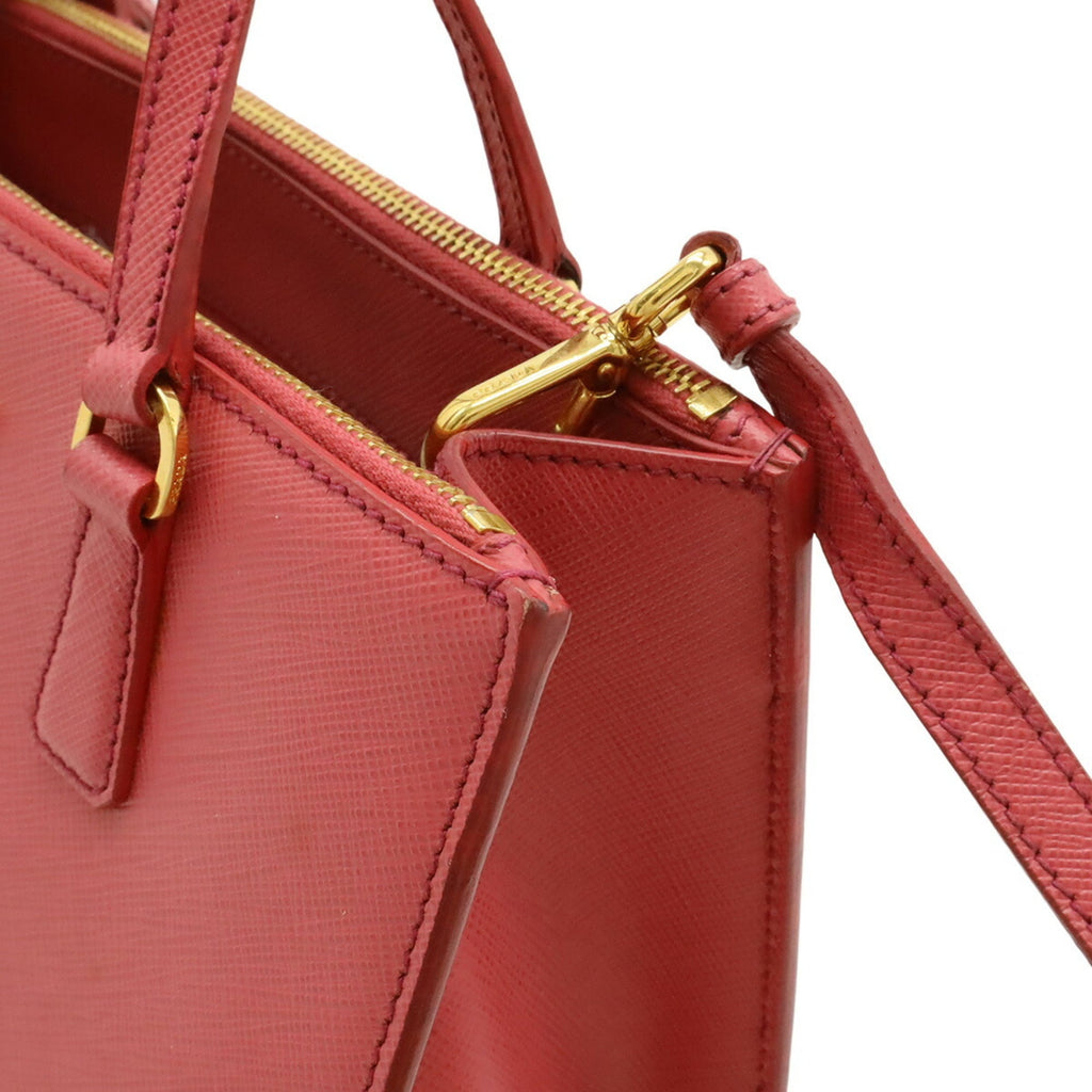 Prada Saffiano Pink Leather Handbag Shoulder Bag