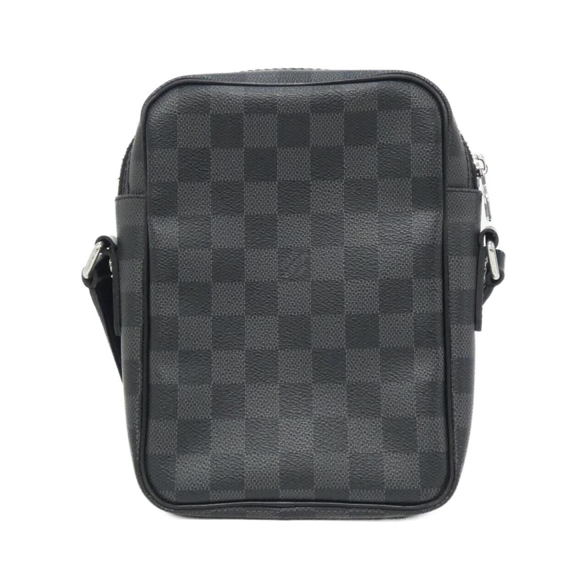 Louis Vuitton Graphite Coated Canvas Shoulder Bag