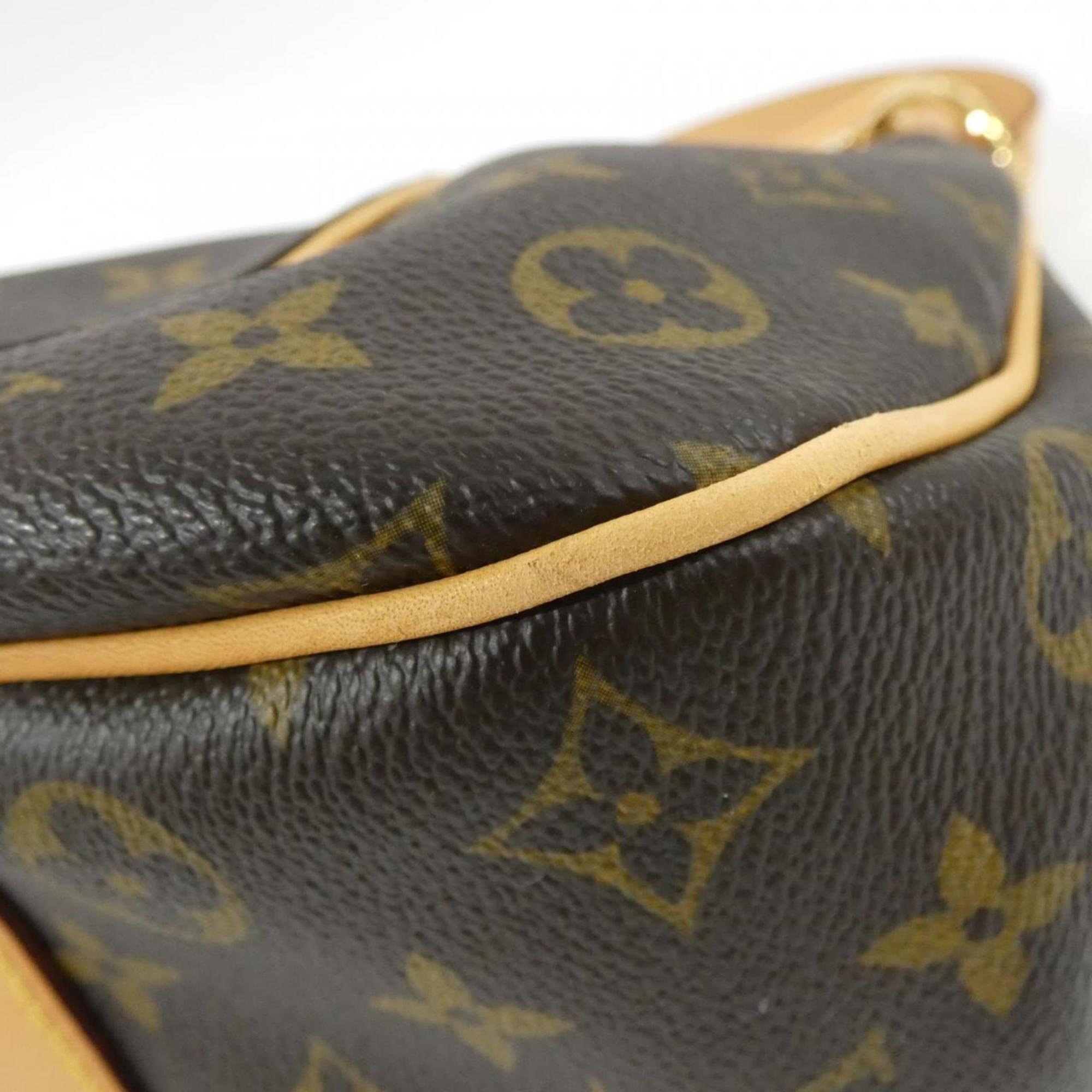 Louis Vuitton Brown Coated Canvas Shoulder Bag
