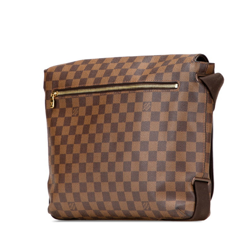 Louis Vuitton Brown Pvc Leather Shoulder Bag