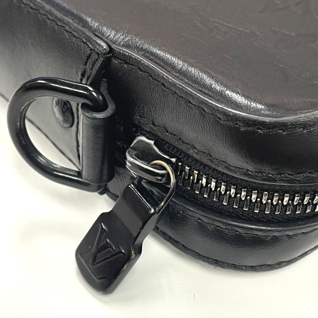 Louis Vuitton Black Monogram Shadow Shoulder Bag Sling Bag