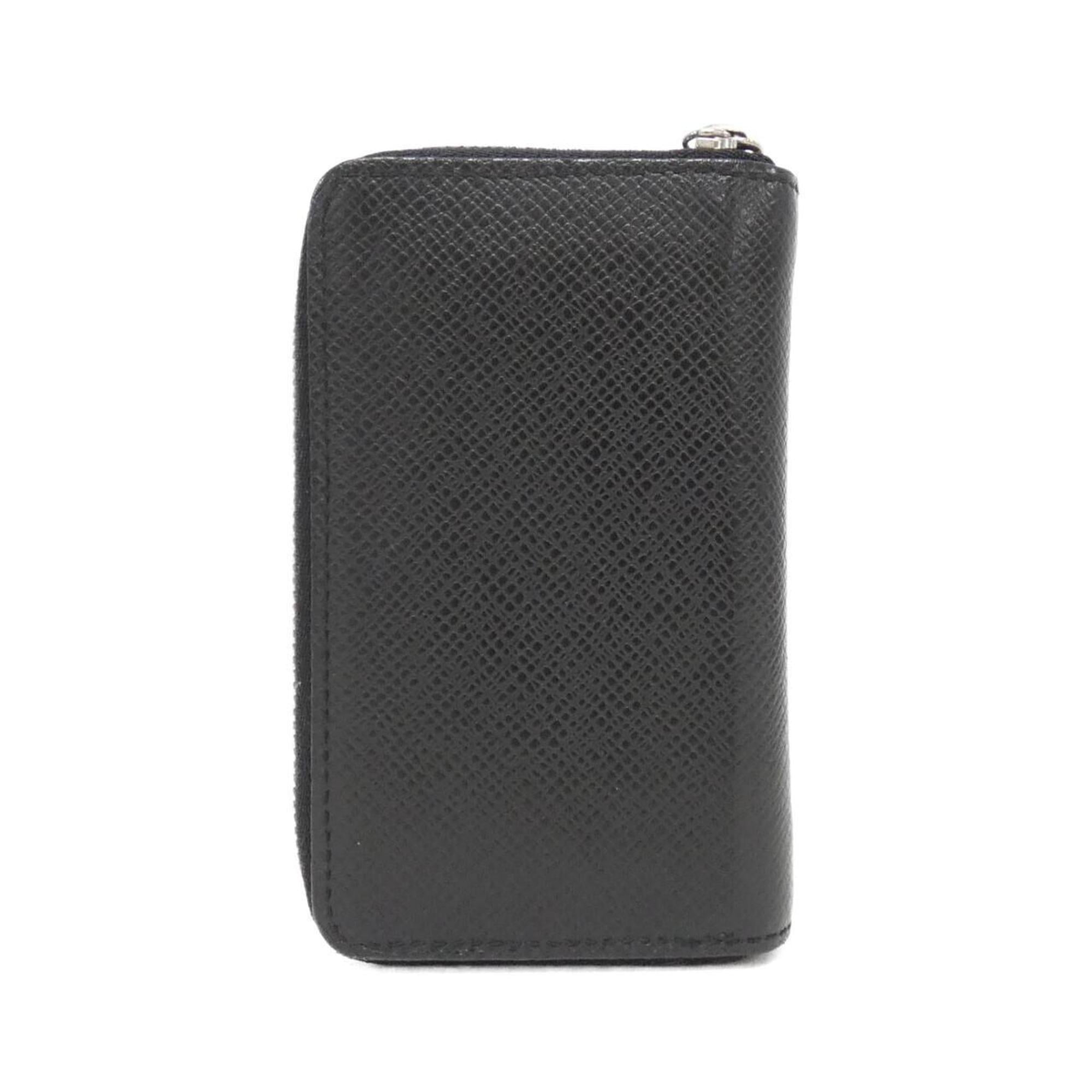Louis Vuitton Black Leather Coin Purse/Coin Case