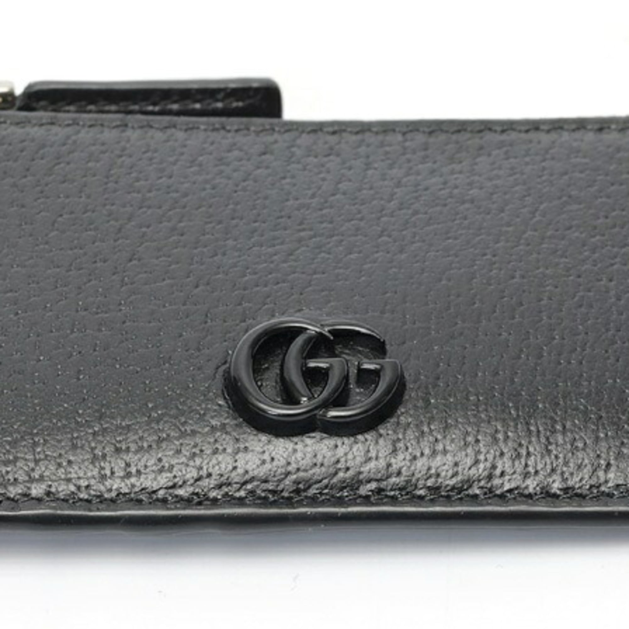 Gucci Black Leather Coin Purse/Coin Case (Pre-Owned)