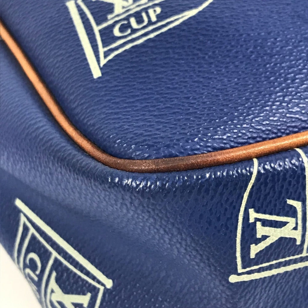 Louis Vuitton Louis Vuitton Cup Blue Leather Pochette Shoulder Bag
