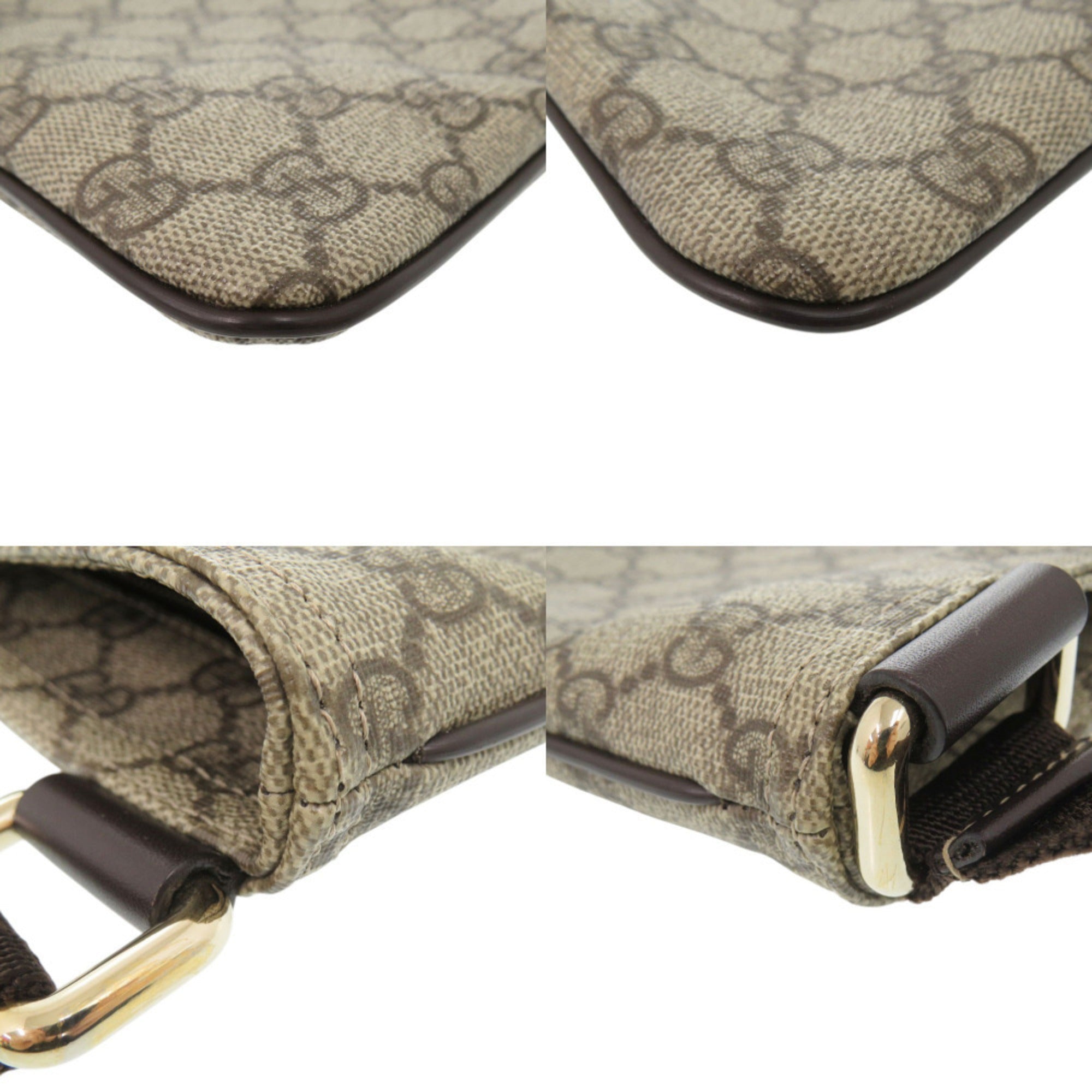 Gucci Beige Gg Supreme Shoulder Bag (Pre-Owned)