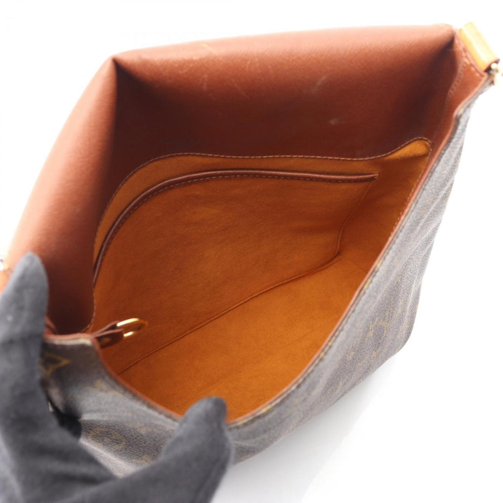 Louis Vuitton Brown Pvc Leather Shoulder Bag