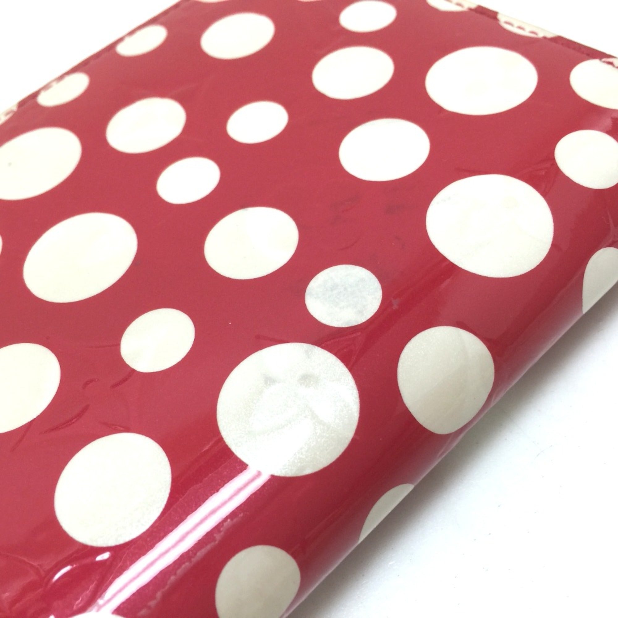 Louis Vuitton Red Leather Long Wallet